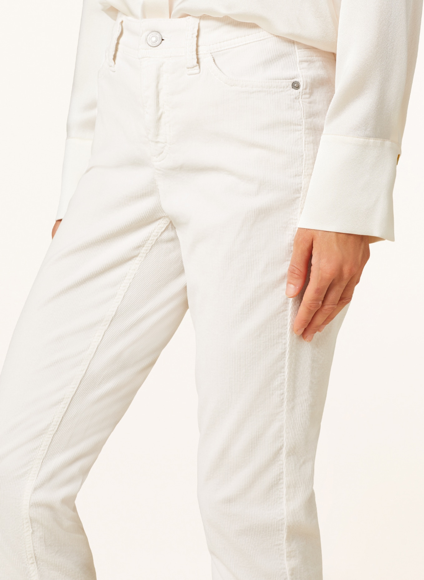 CAMBIO Corduroy trousers PIPER, Color: CREAM (Image 5)