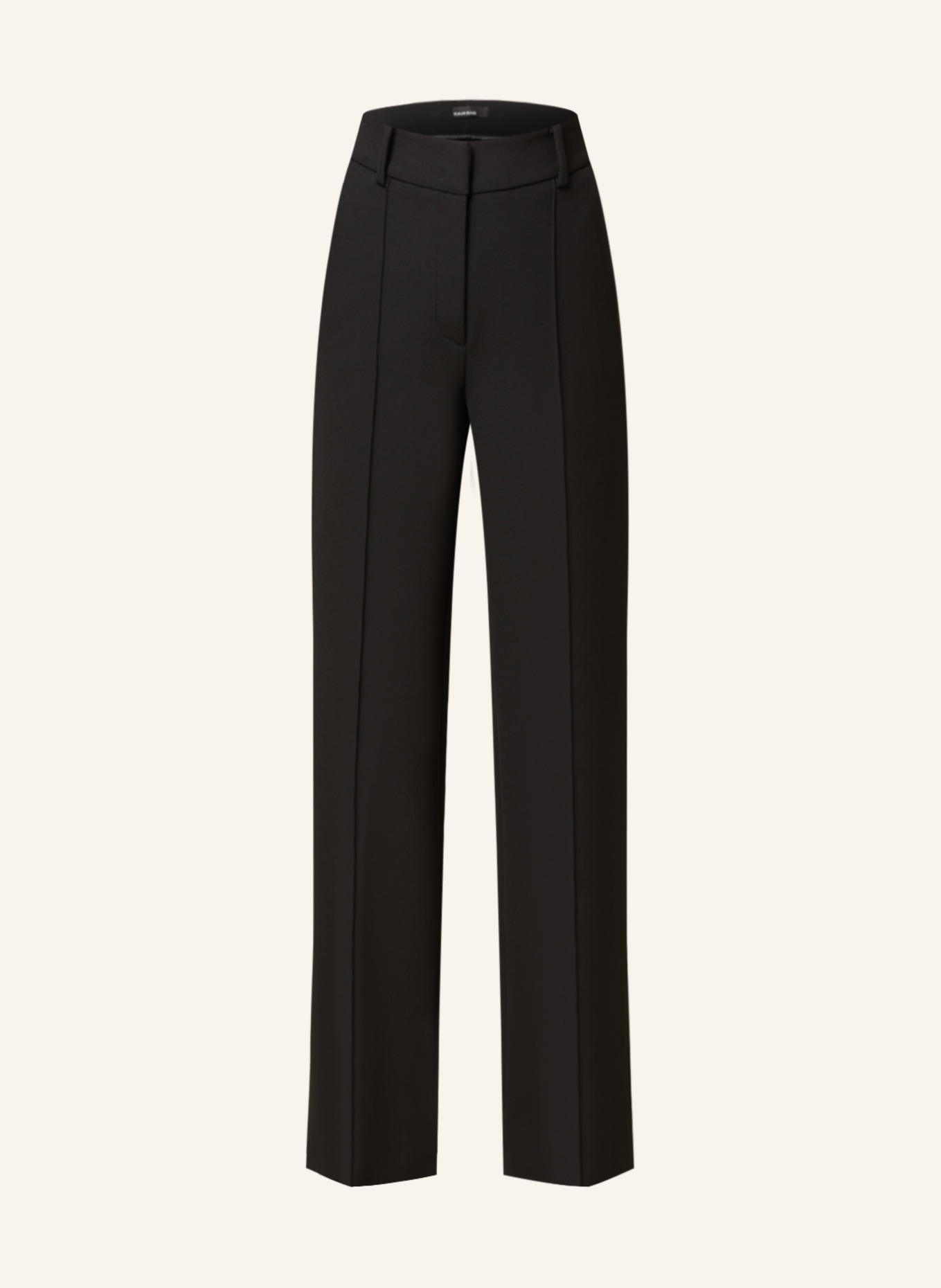 CAMBIO Wide leg trousers AMELIE, Color: BLACK (Image 1)