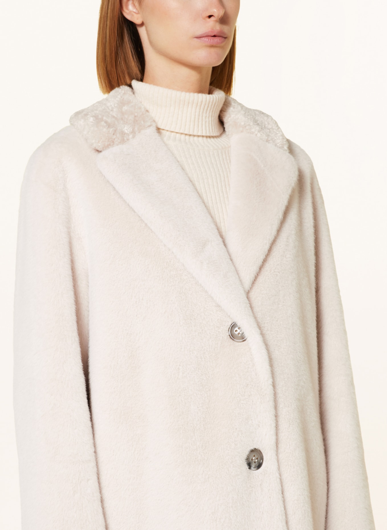 lilienfels Faux fur coat, Color: WHITE (Image 4)