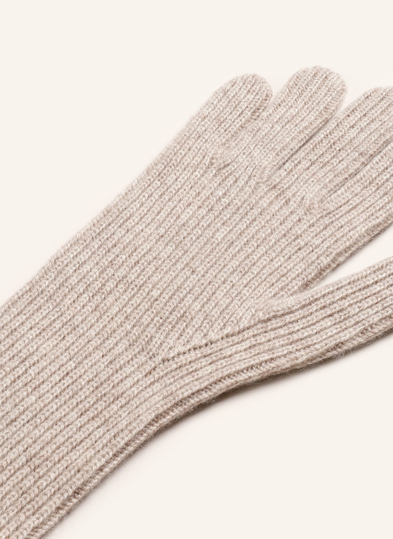 Delicatelove Gloves made of cashmere, Color: BEIGE (Image 2)