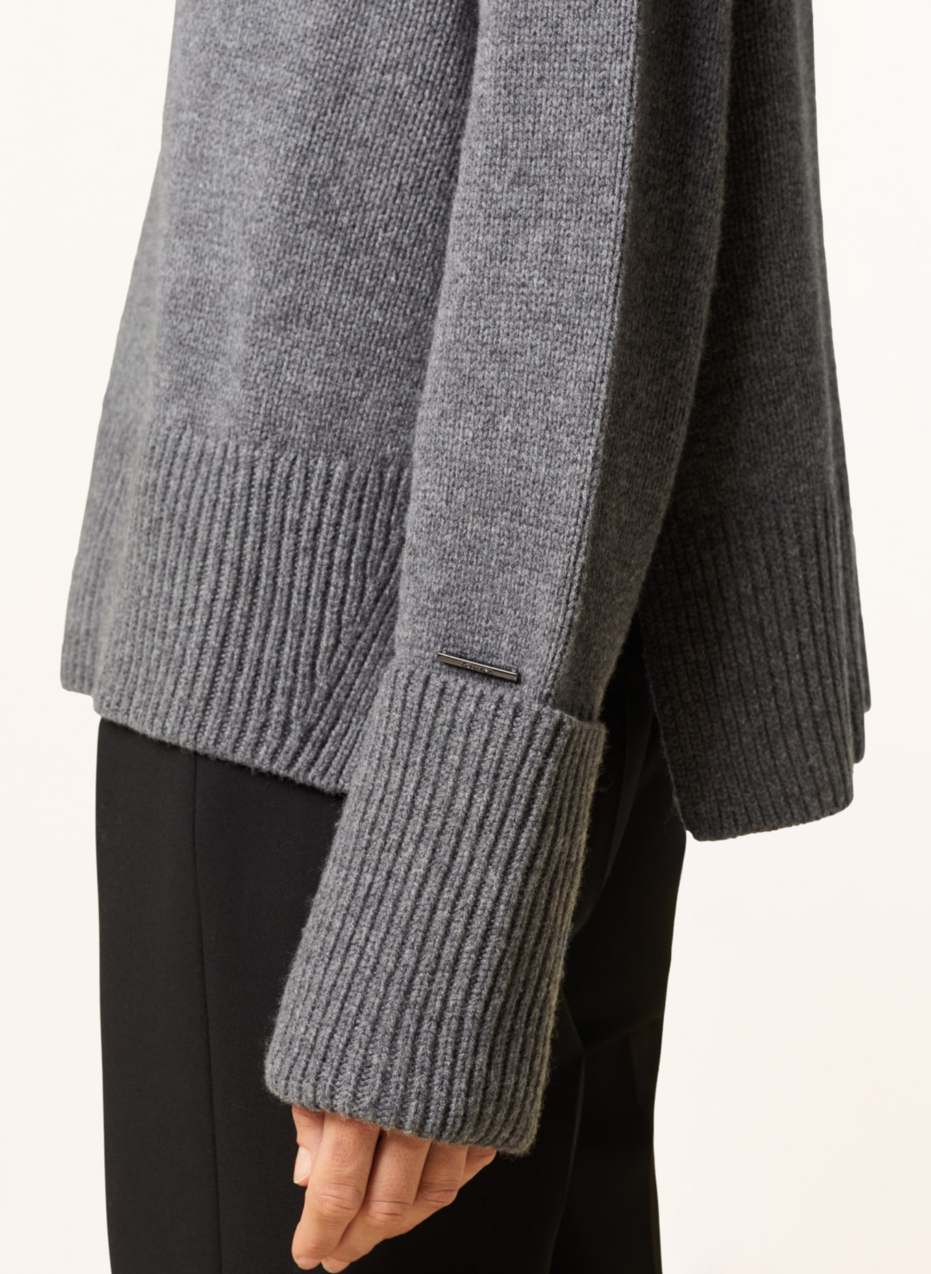 Calvin Klein Sweter, Kolor: SZARY (Obrazek 4)