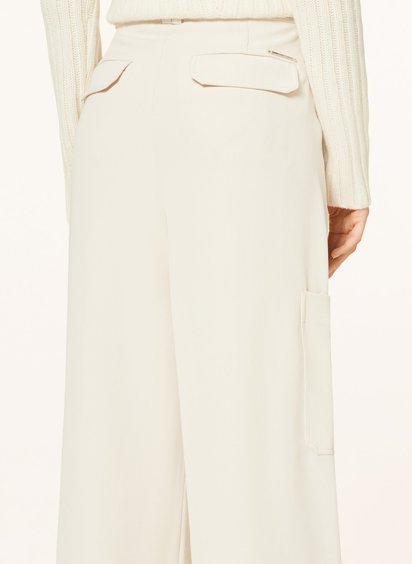 Calvin Klein Spodnie marlena, Kolor: ECRU (Obrazek 5)