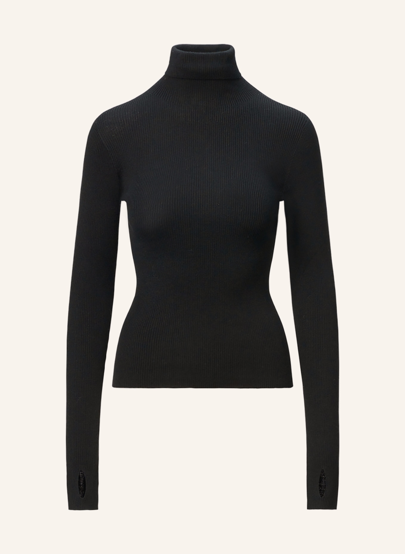 Lala Berlin Turtleneck sweater KALLIOPI, Color: BLACK (Image 1)