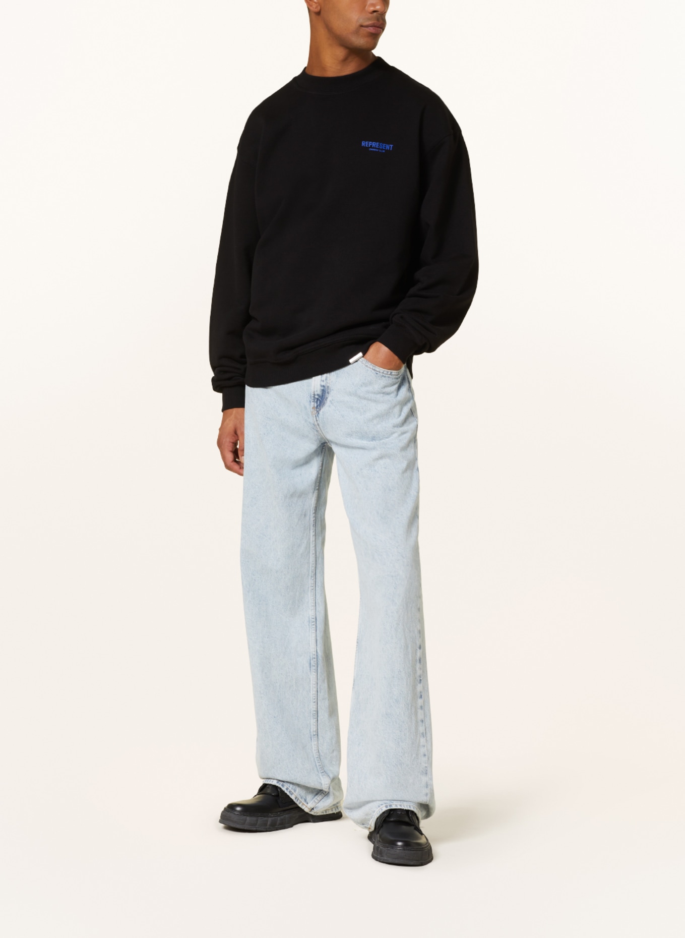 REPRESENT Sweatshirt, Color: BLACK (Image 3)