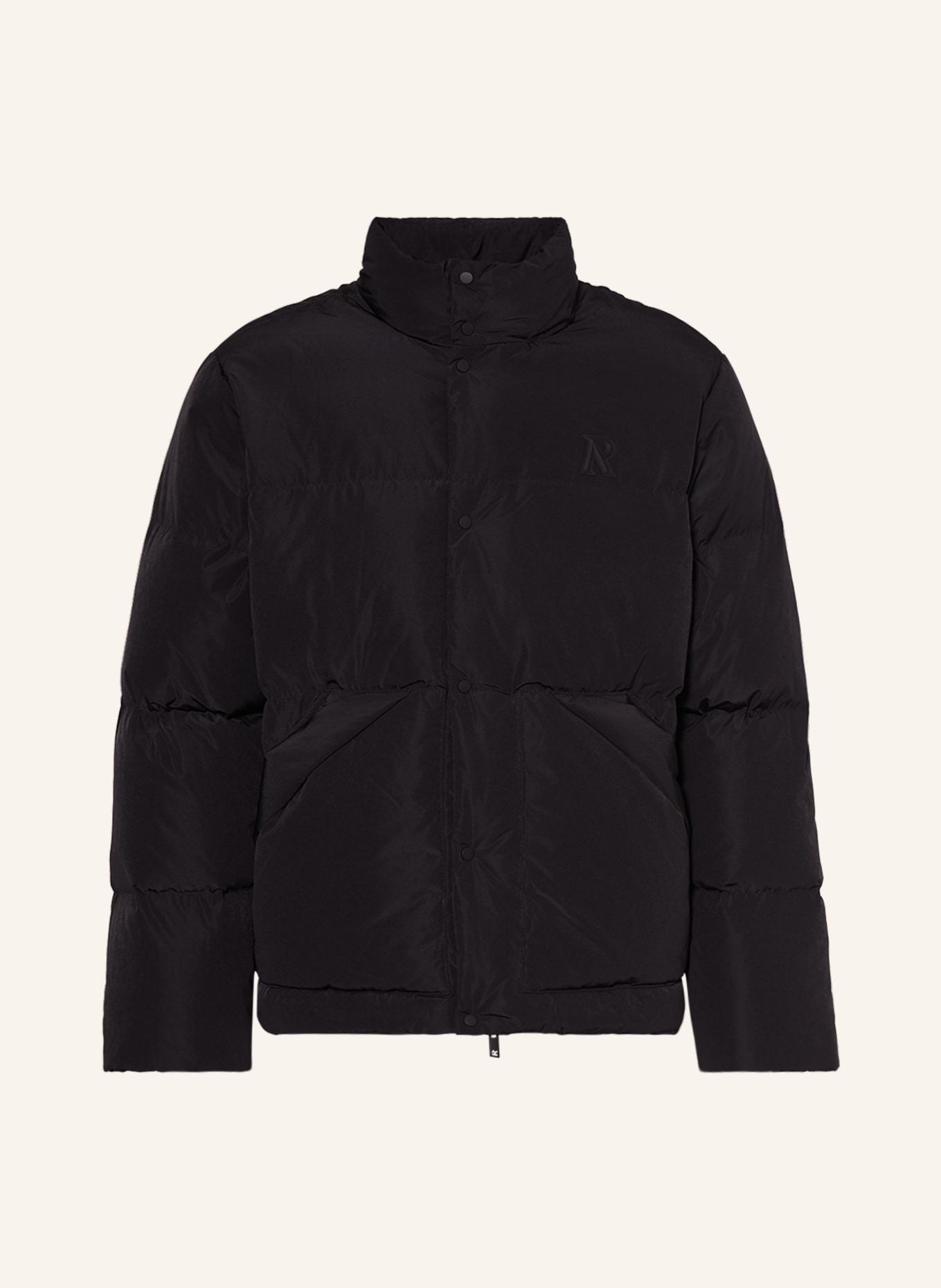REPRESENT Down jacket, Color: BLACK (Image 1)