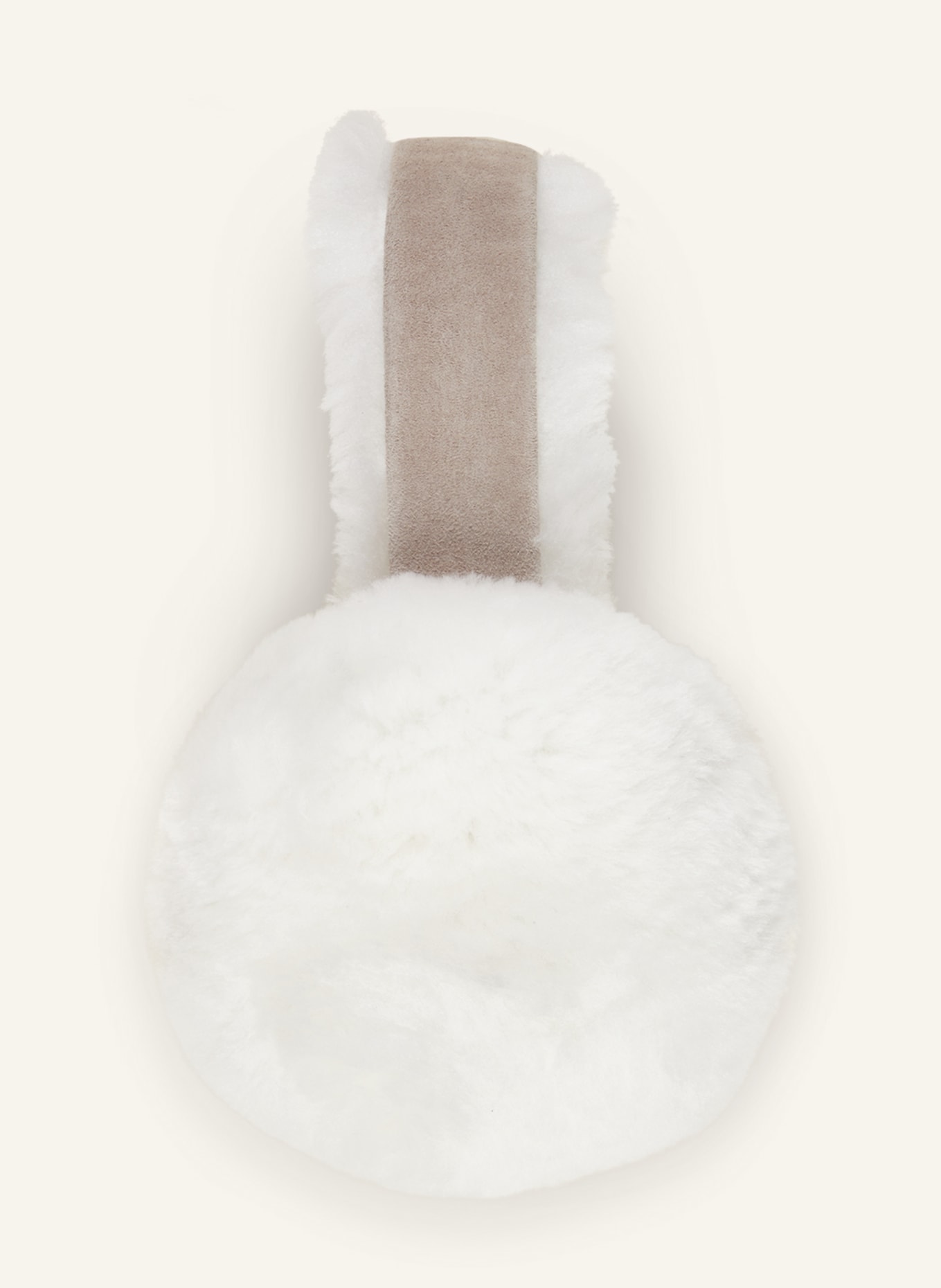 SEEBERGER Ohrenwärmer mit Echtfell, Farbe: GRAU/ WEISS (Bild 2)