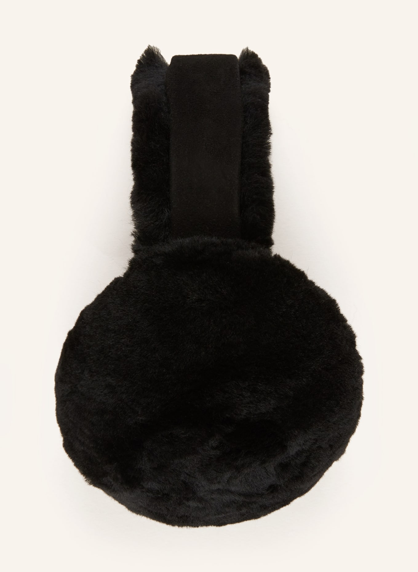 SEEBERGER Earmuffs with real fur, Color: BLACK (Image 2)