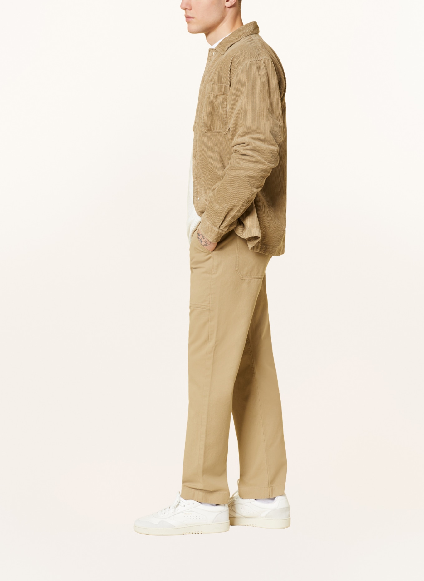 Marc O'Polo DENIM Chinos straight fit, Color: LIGHT BROWN (Image 4)