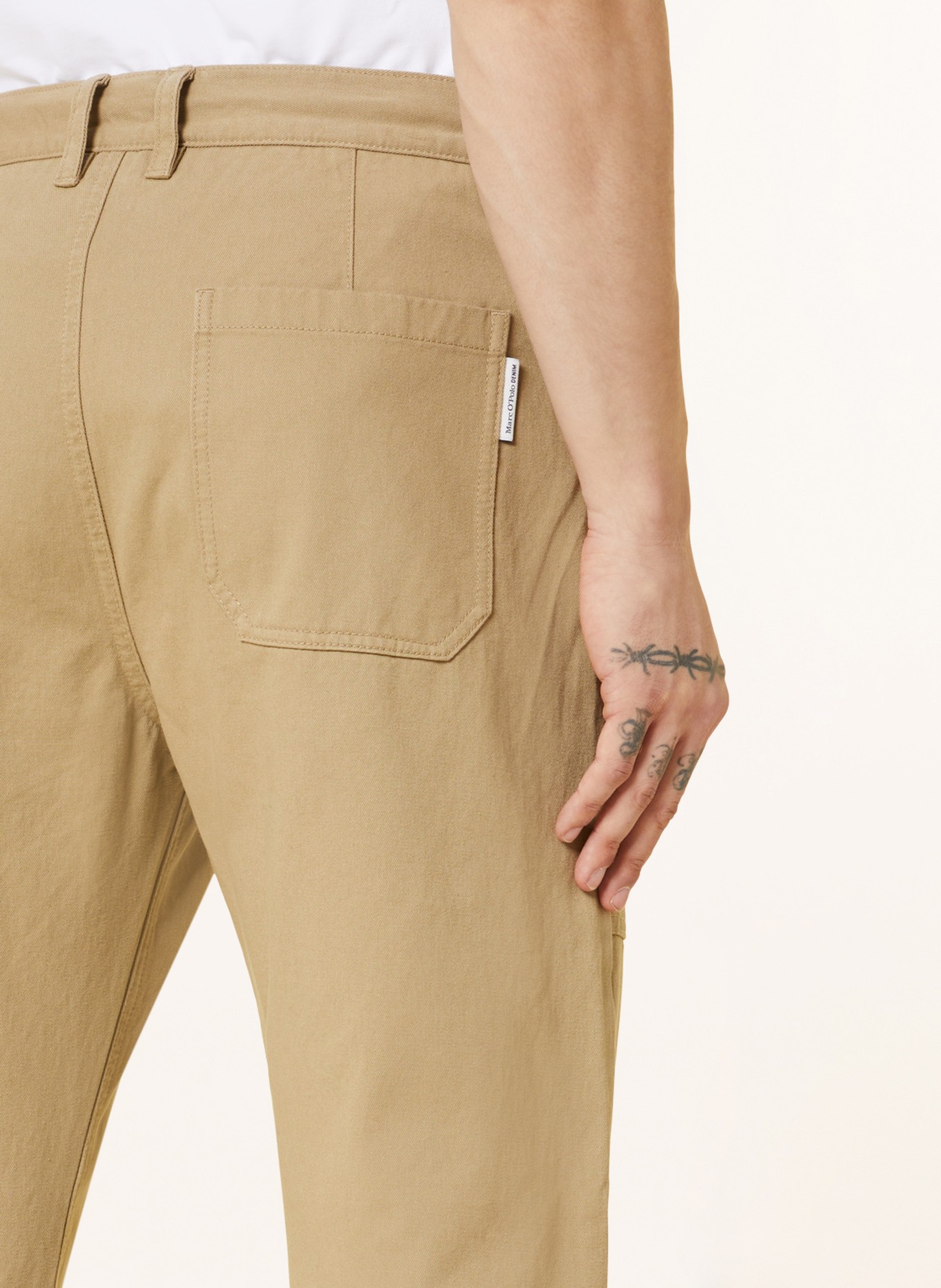 Marc O'Polo DENIM Chinos straight fit, Color: LIGHT BROWN (Image 6)