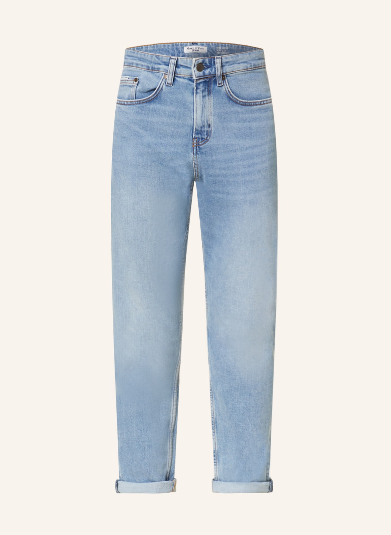 Marc O'Polo DENIM Jeans Tapered Fit, Farbe: P39 multi/vintage light cobalt blu (Bild 1)