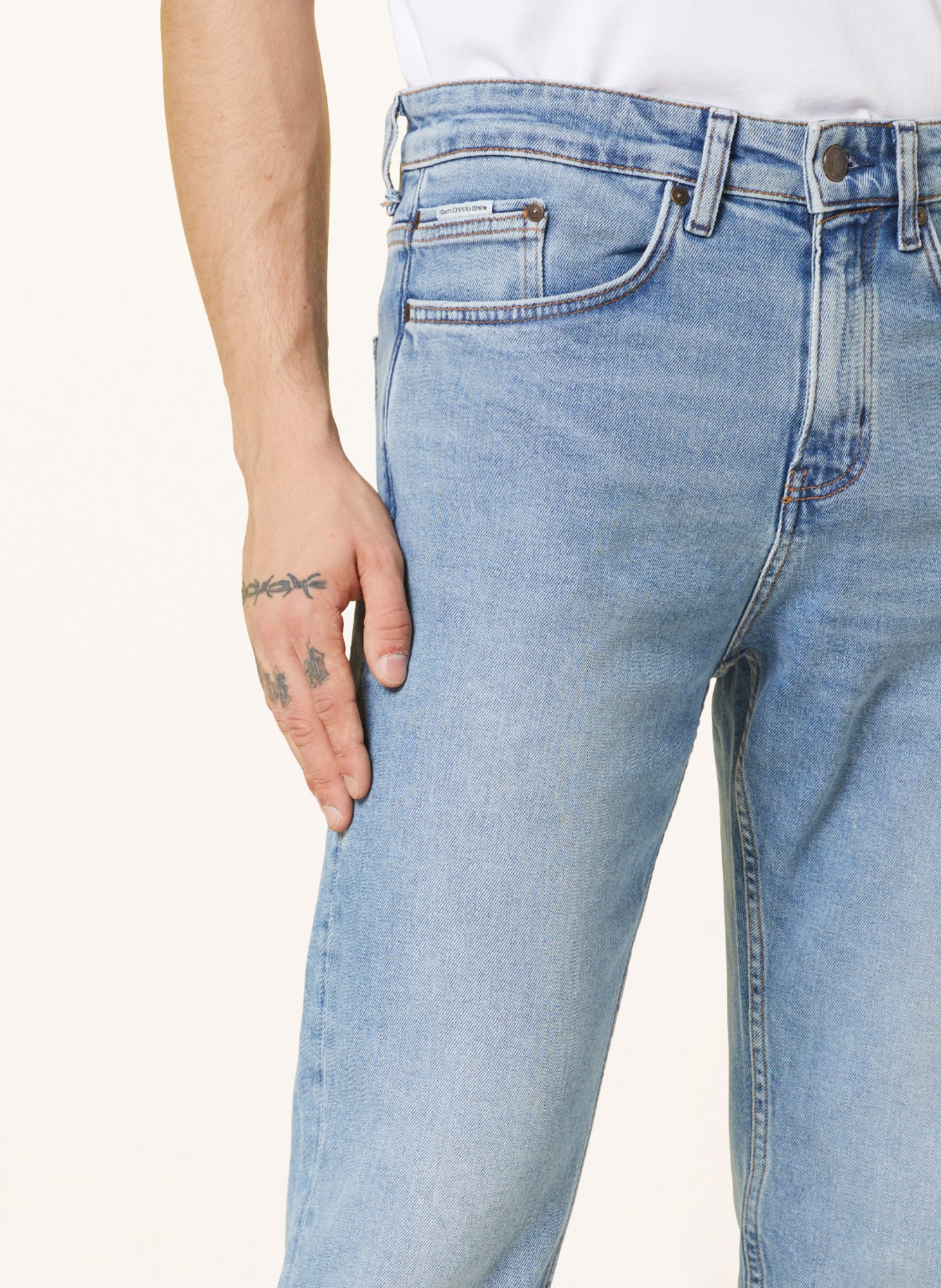 Marc O'Polo DENIM Jeans tapered fit, Color: P39 multi/vintage light cobalt blu (Image 5)