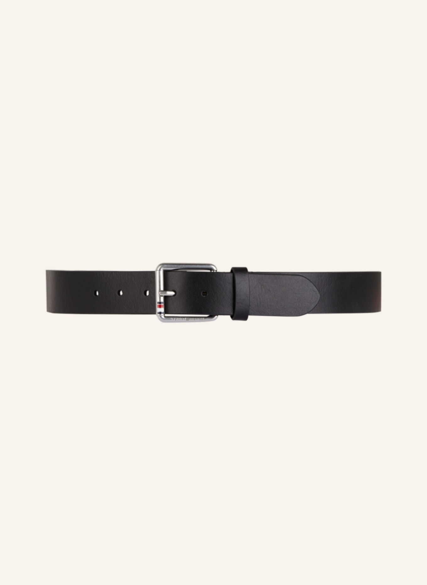 TOMMY HILFIGER Leather belt CASUAL, Color: BLACK (Image 2)