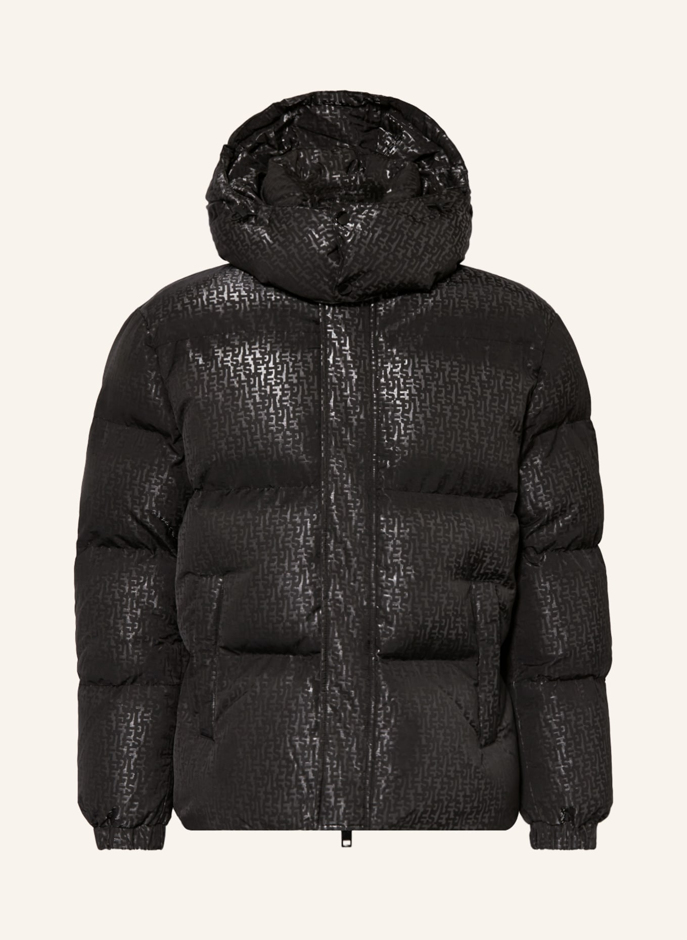 DIESEL Quilted jacket W-ROLFYS-MON, Color: BLACK (Image 1)