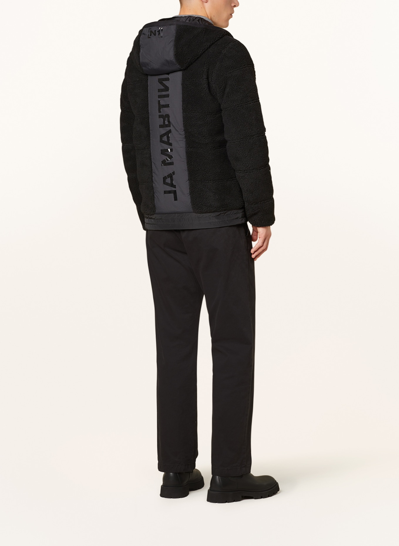 LA MARTINA Teddy jacket, Color: BLACK (Image 3)
