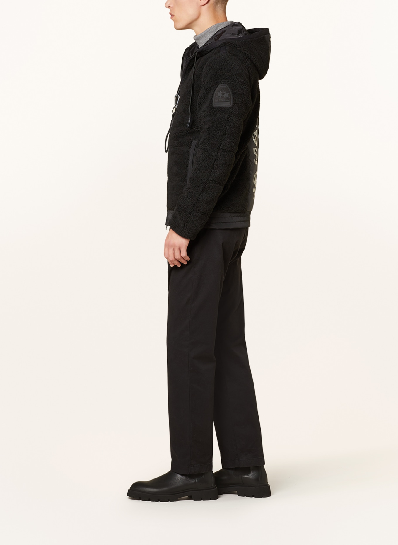 LA MARTINA Teddy jacket, Color: BLACK (Image 4)