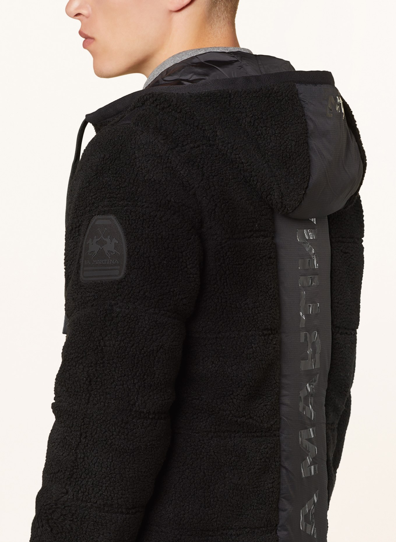 LA MARTINA Teddy jacket, Color: BLACK (Image 5)