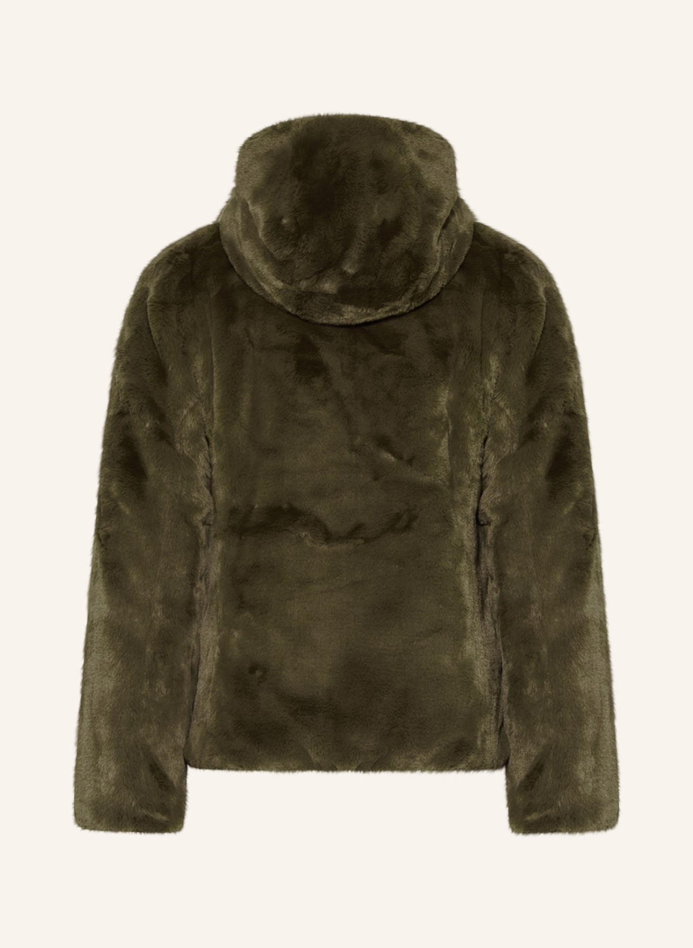 SAVE THE DUCK Oboustranná bunda z umělé kožešiny FURY CHLOE, Barva: OLIVOVÁ (Obrázek 3)
