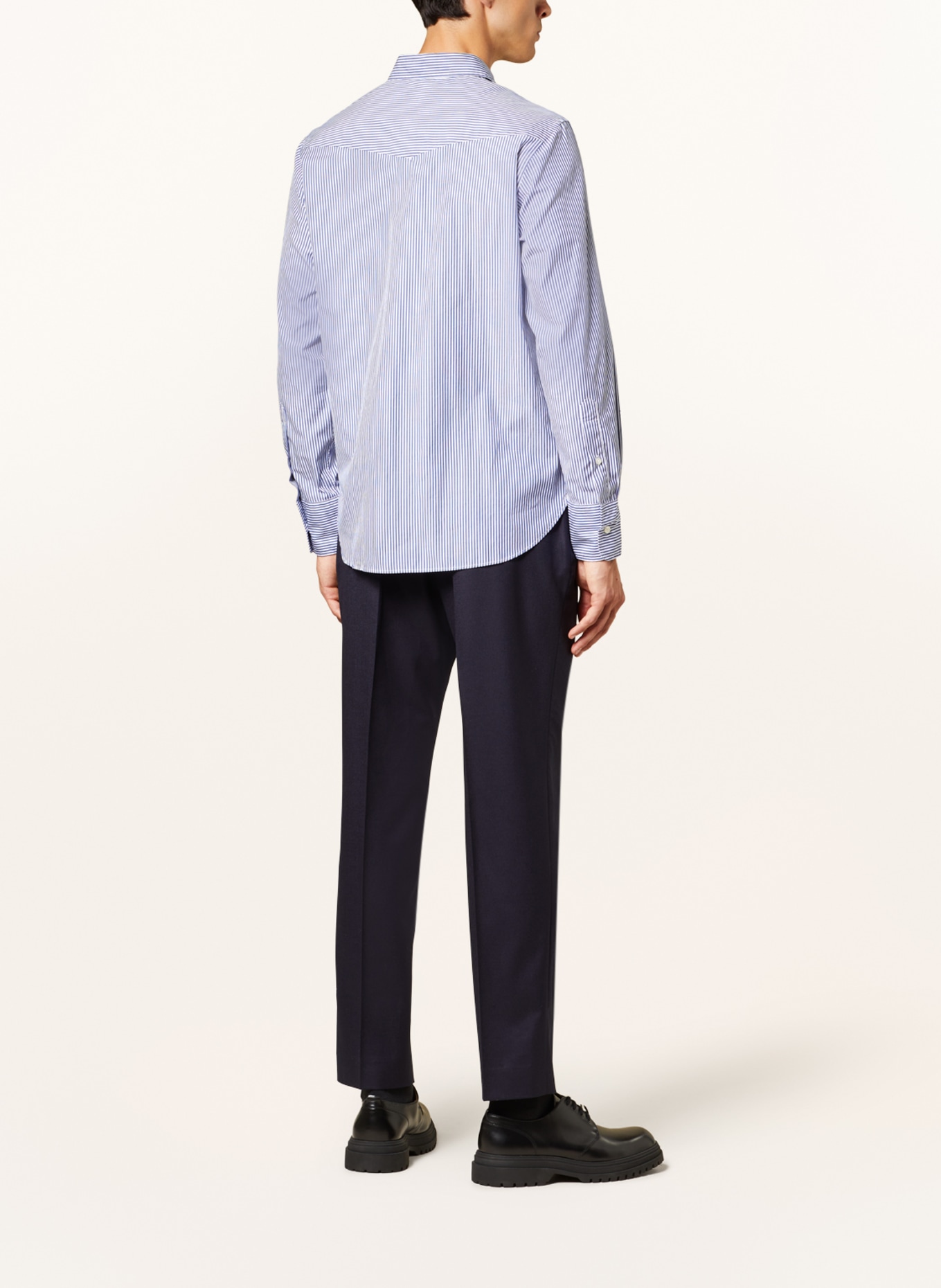 Officine Générale Shirt BENOIT regular fit, Color: WHITE/ BLUE (Image 3)