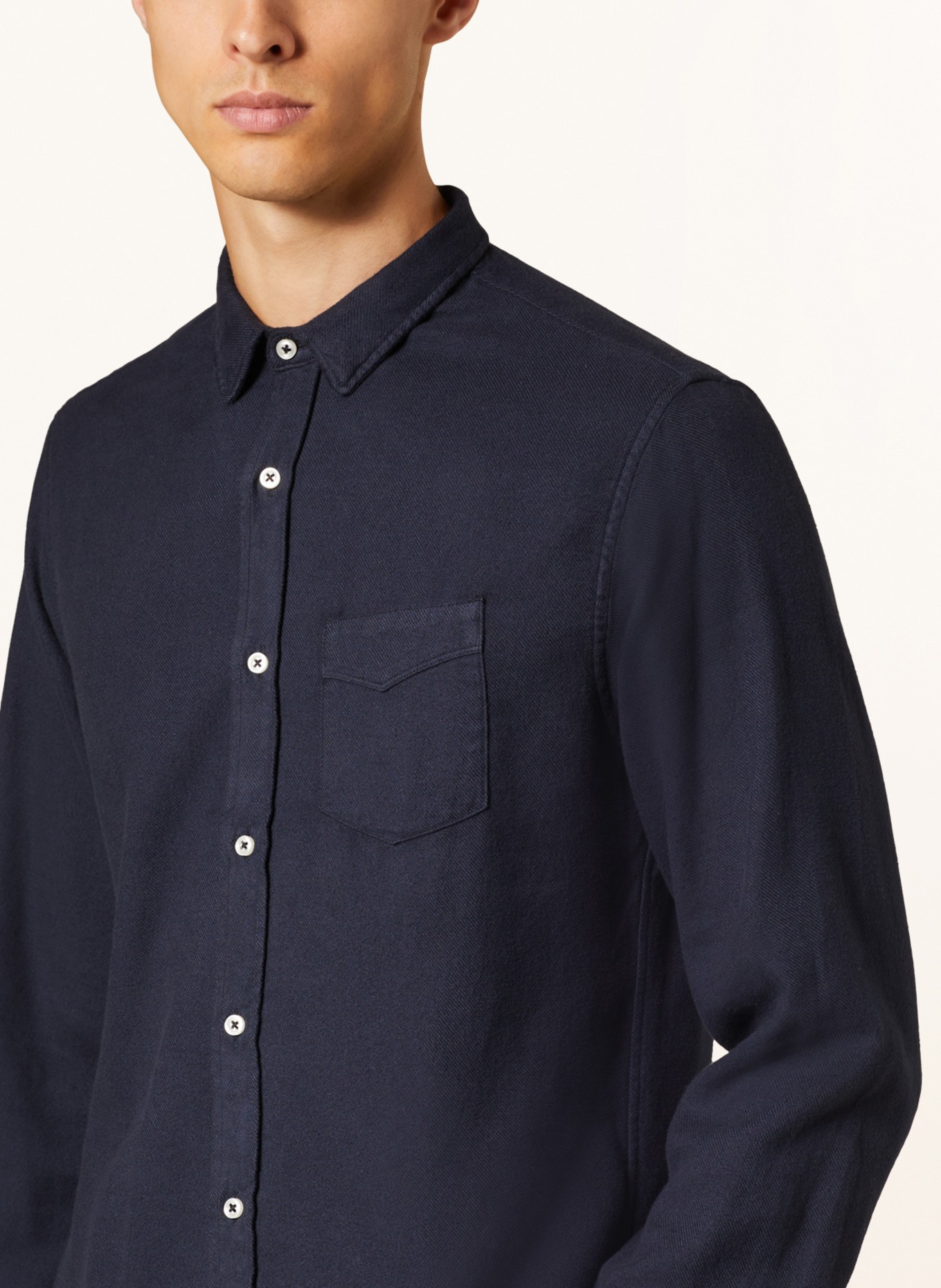 Officine Générale Shirt regular fit, Color: DARK BLUE (Image 4)