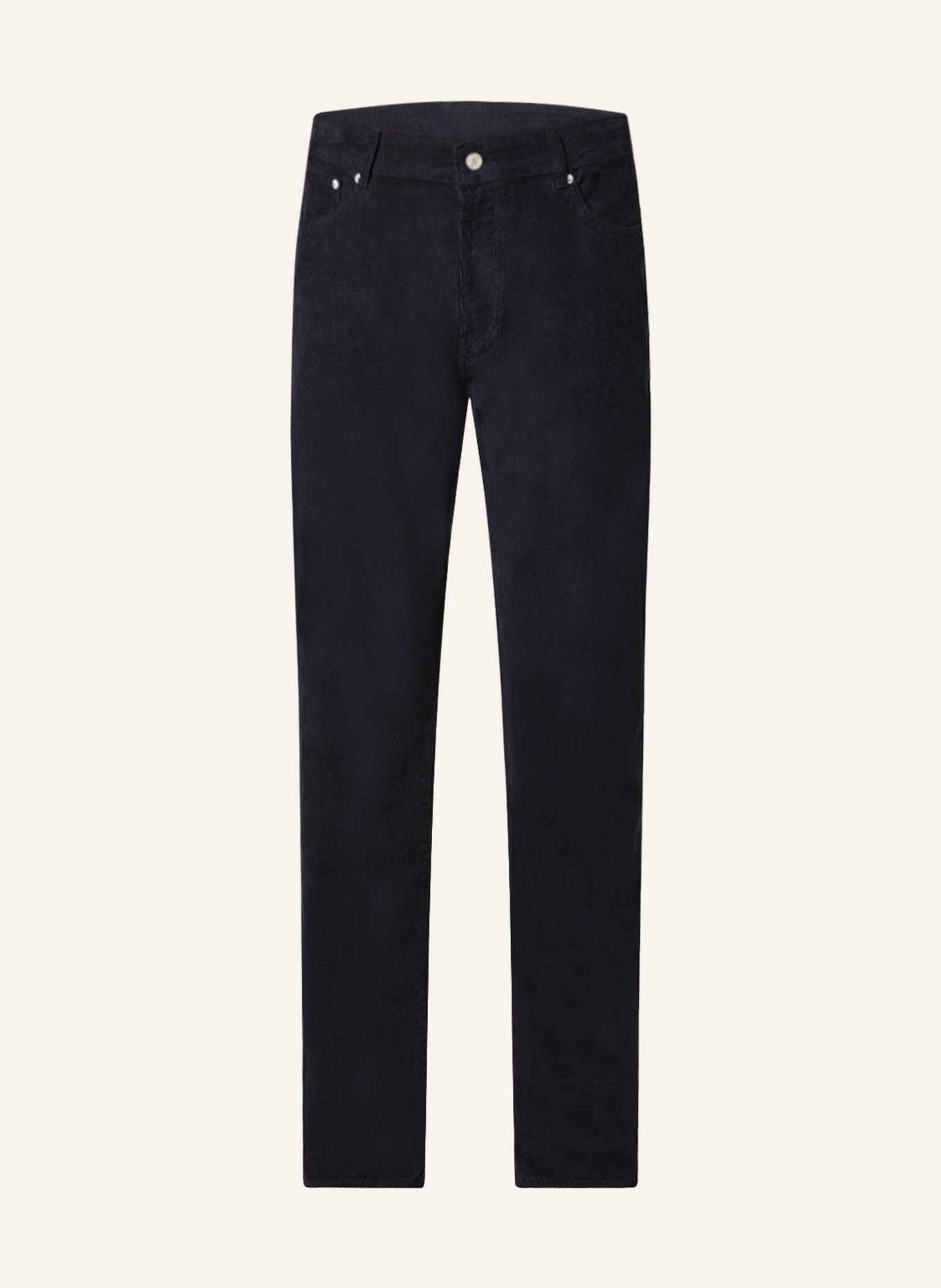 Officine Générale Corduroy trousers JAMES regular fit, Color: DARK BLUE (Image 1)