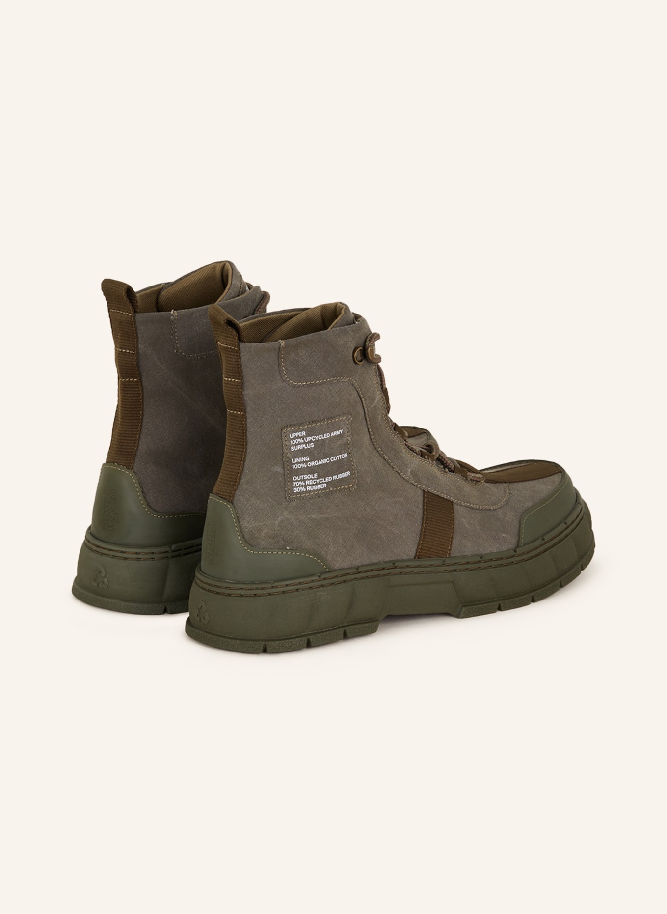 VIRÒN Lace-up boots 2017, Color: KHAKI (Image 2)