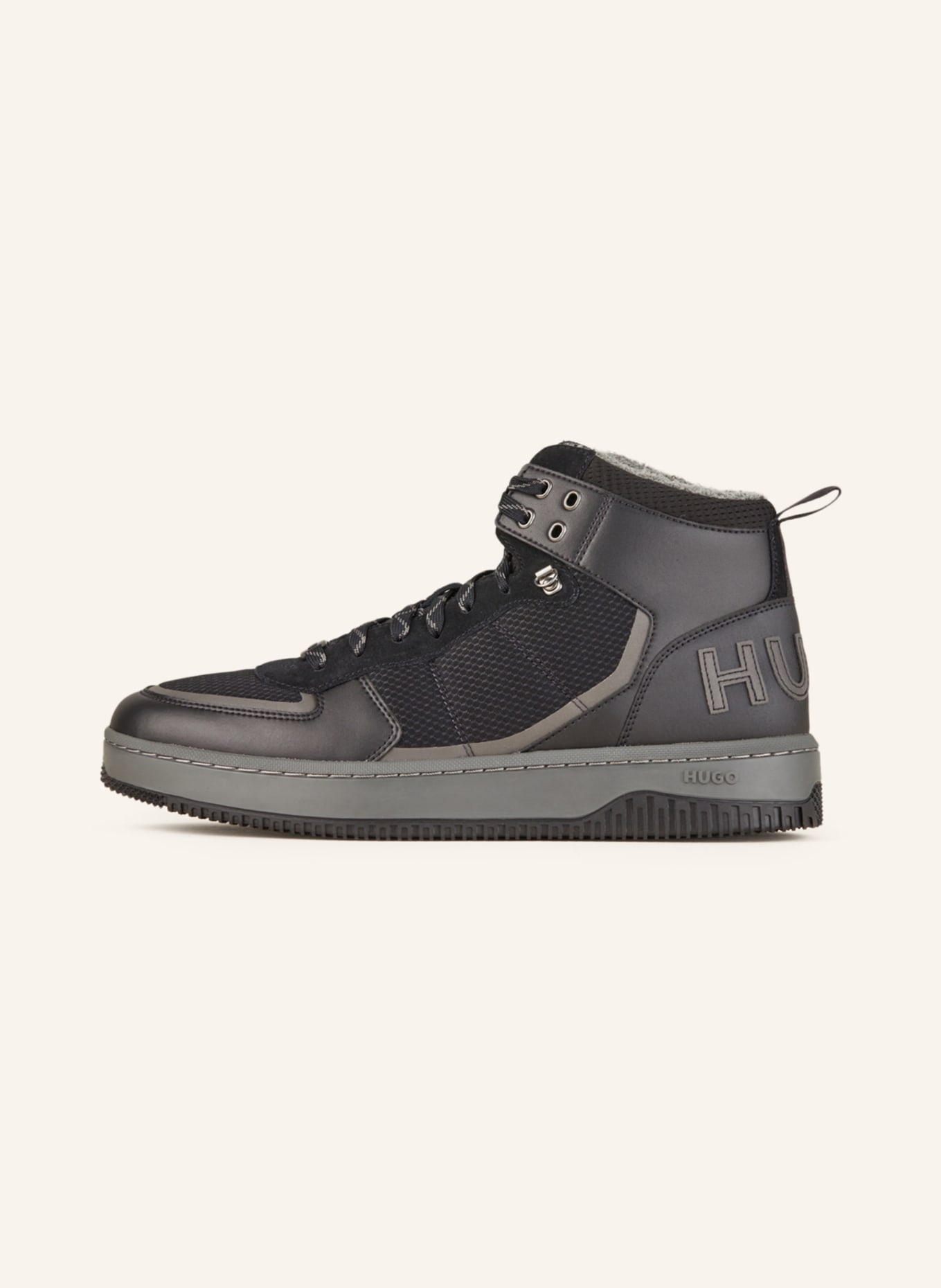 HUGO High-top sneakers KILIAN HITO, Color: BLACK (Image 4)
