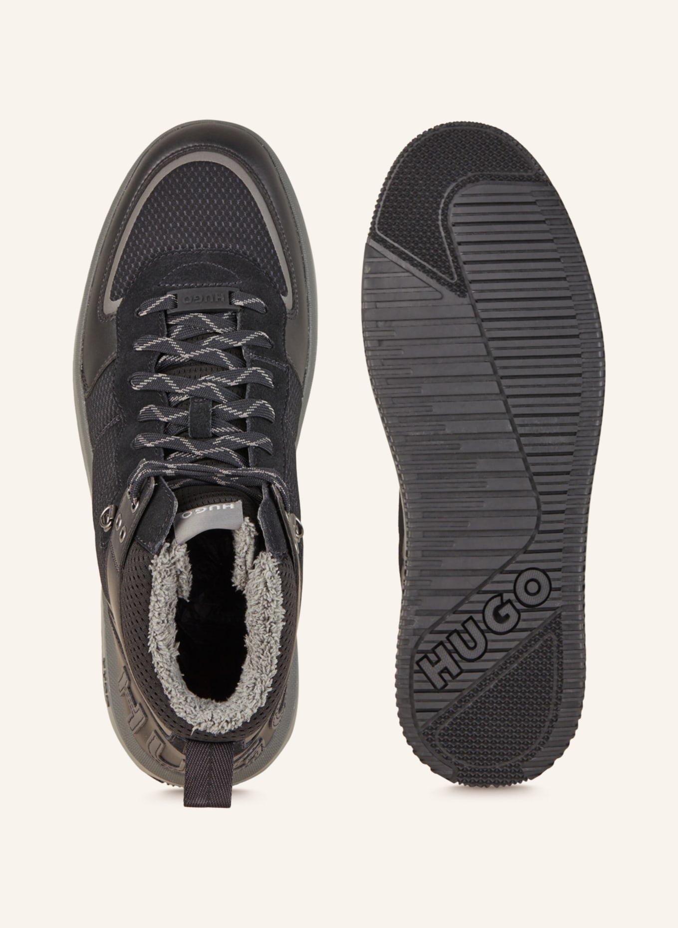 HUGO High-top sneakers KILIAN HITO, Color: BLACK (Image 5)