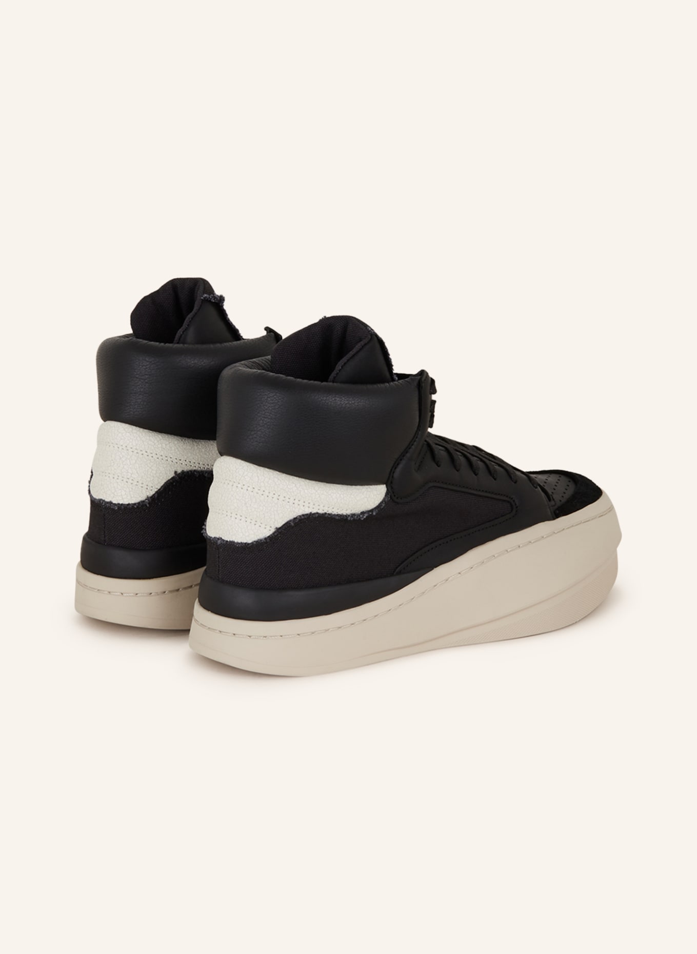 Y-3 High-top sneakers CENTENNIAL, Color: BLACK/ WHITE (Image 2)