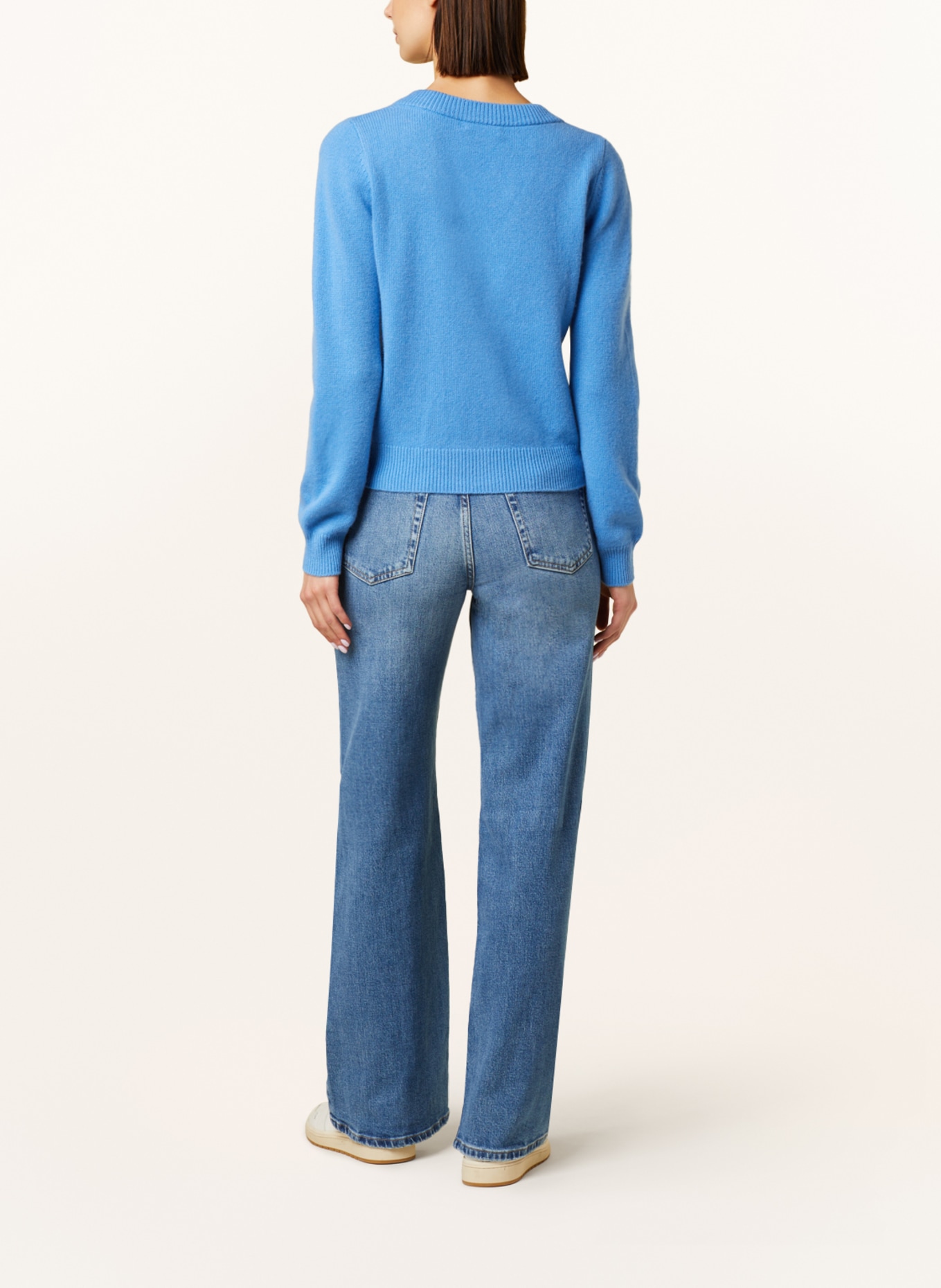 REPEAT Cashmere-Pullover, Farbe: HELLBLAU (Bild 3)