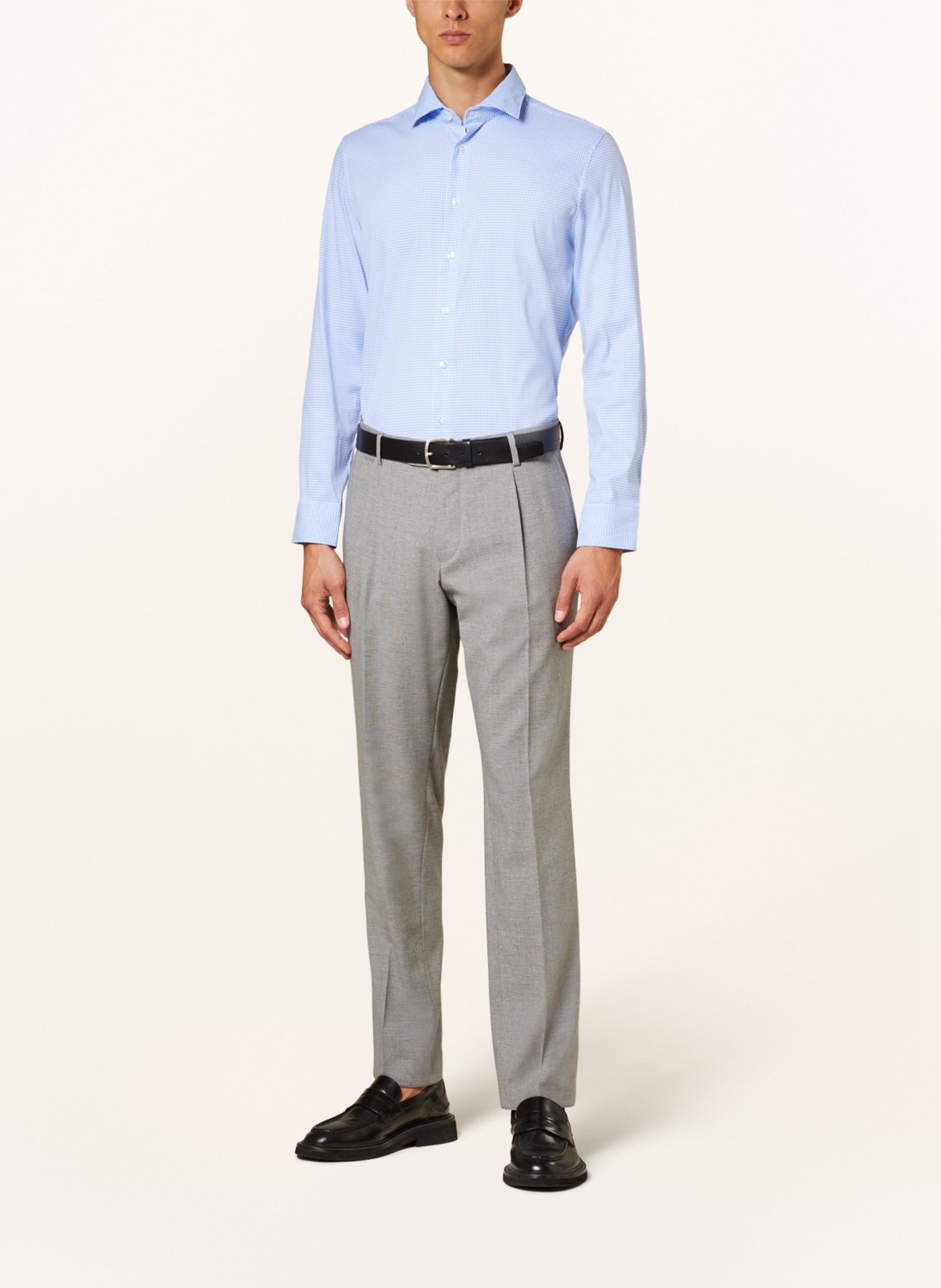 seidensticker Shirt slim fit, Color: LIGHT BLUE/ WHITE (Image 2)