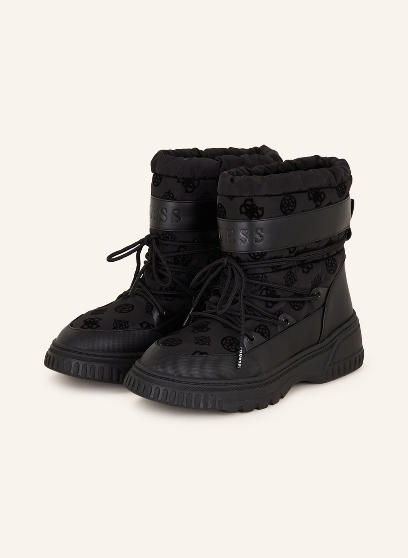 GUESS Lace-up boots DRERA, Color: BLACK (Image 1)