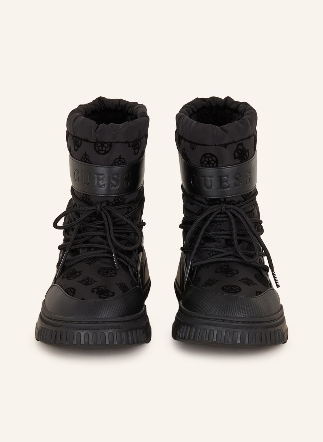 GUESS Lace-up boots DRERA, Color: BLACK (Image 3)