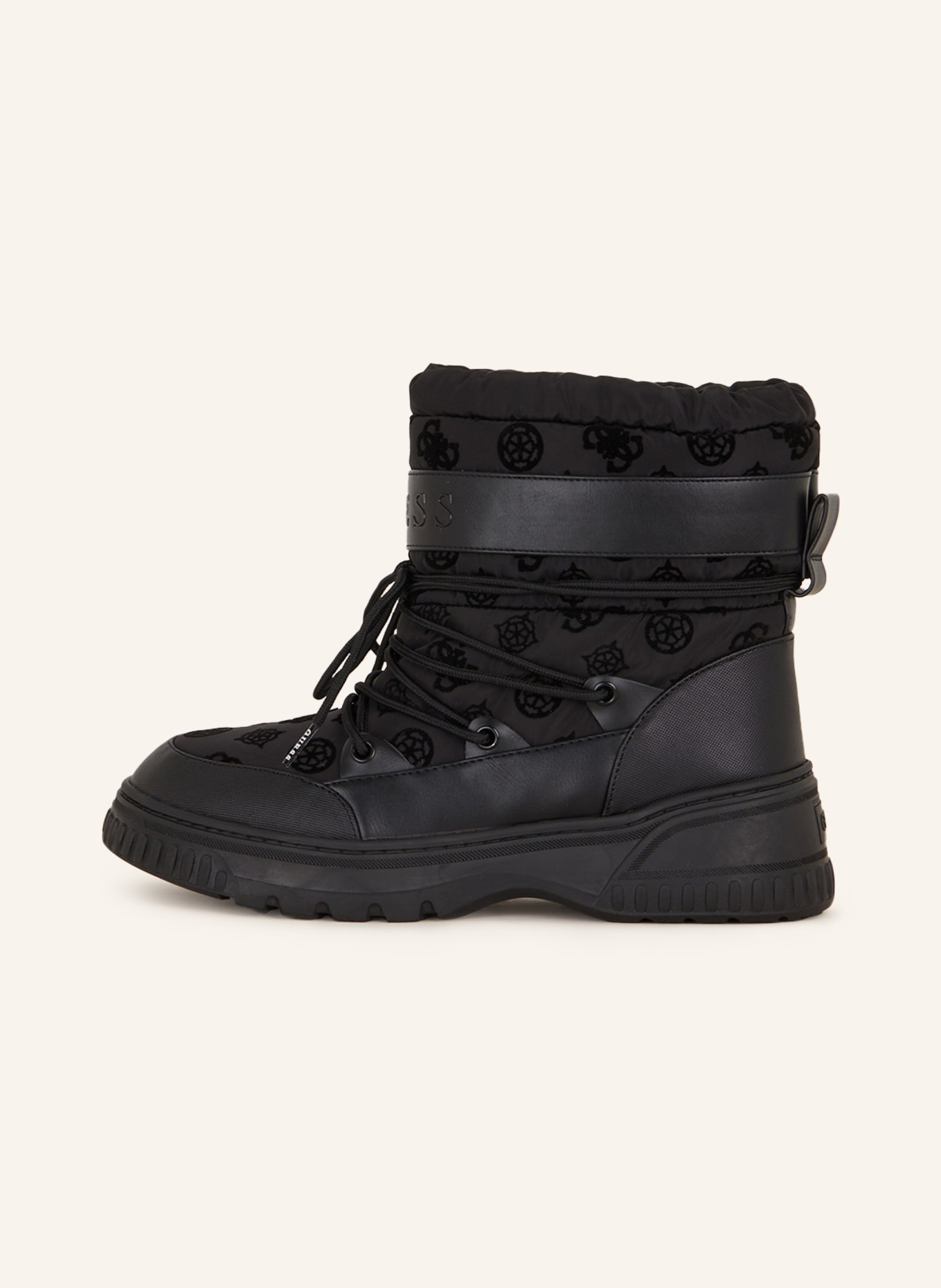 GUESS Lace-up boots DRERA, Color: BLACK (Image 4)