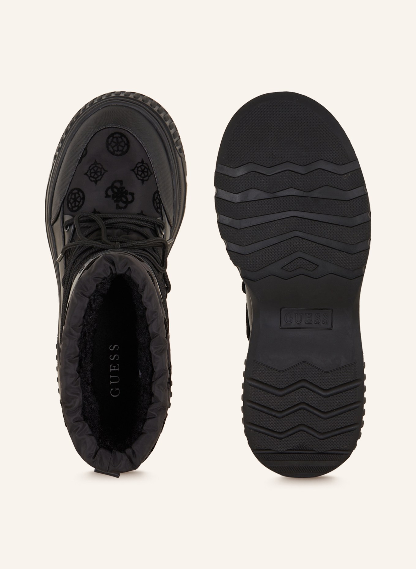 GUESS Lace-up boots DRERA, Color: BLACK (Image 5)