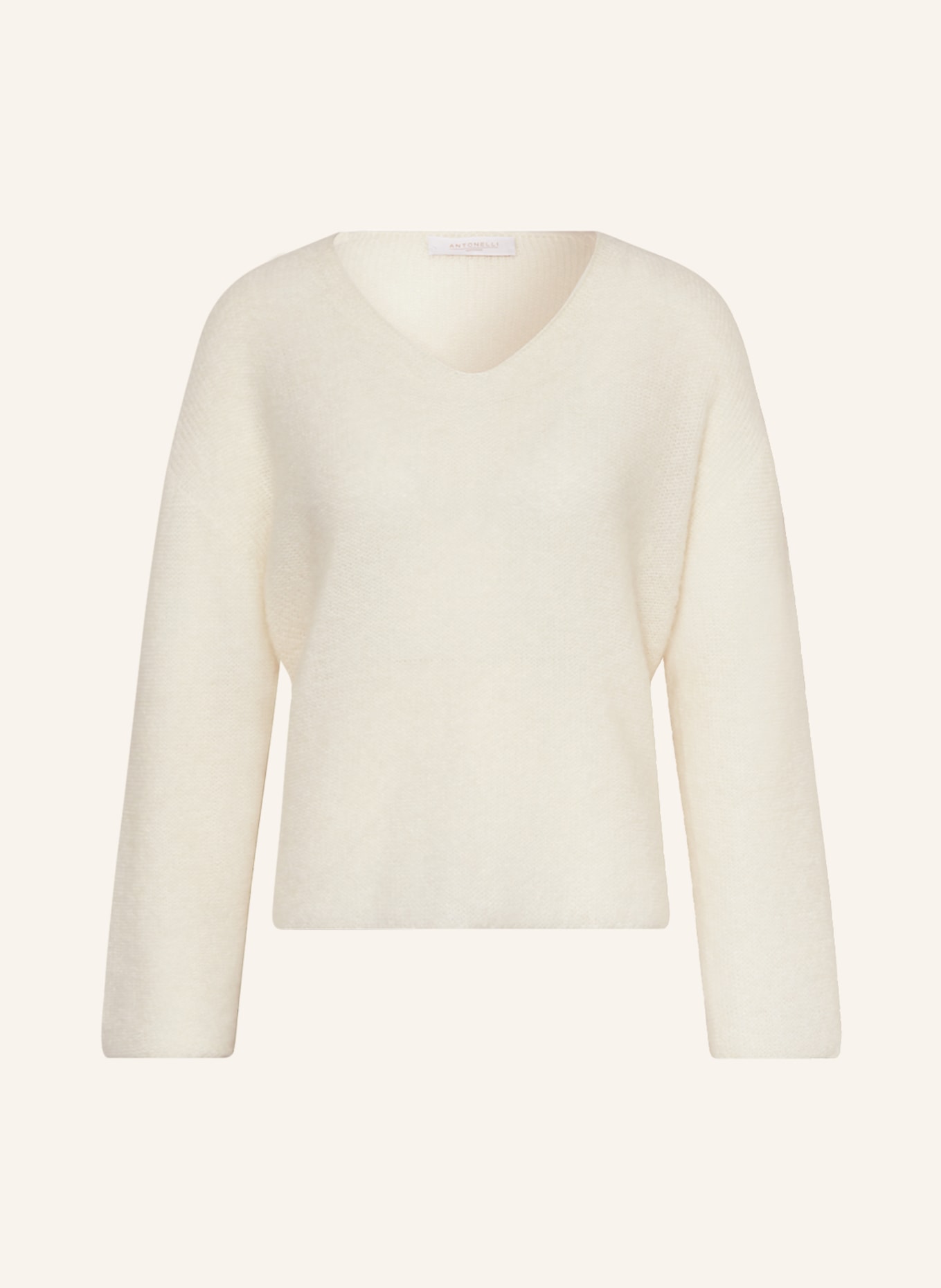 ANTONELLI firenze Sweater ALESSANDRIA with alpaca, Color: ECRU (Image 1)