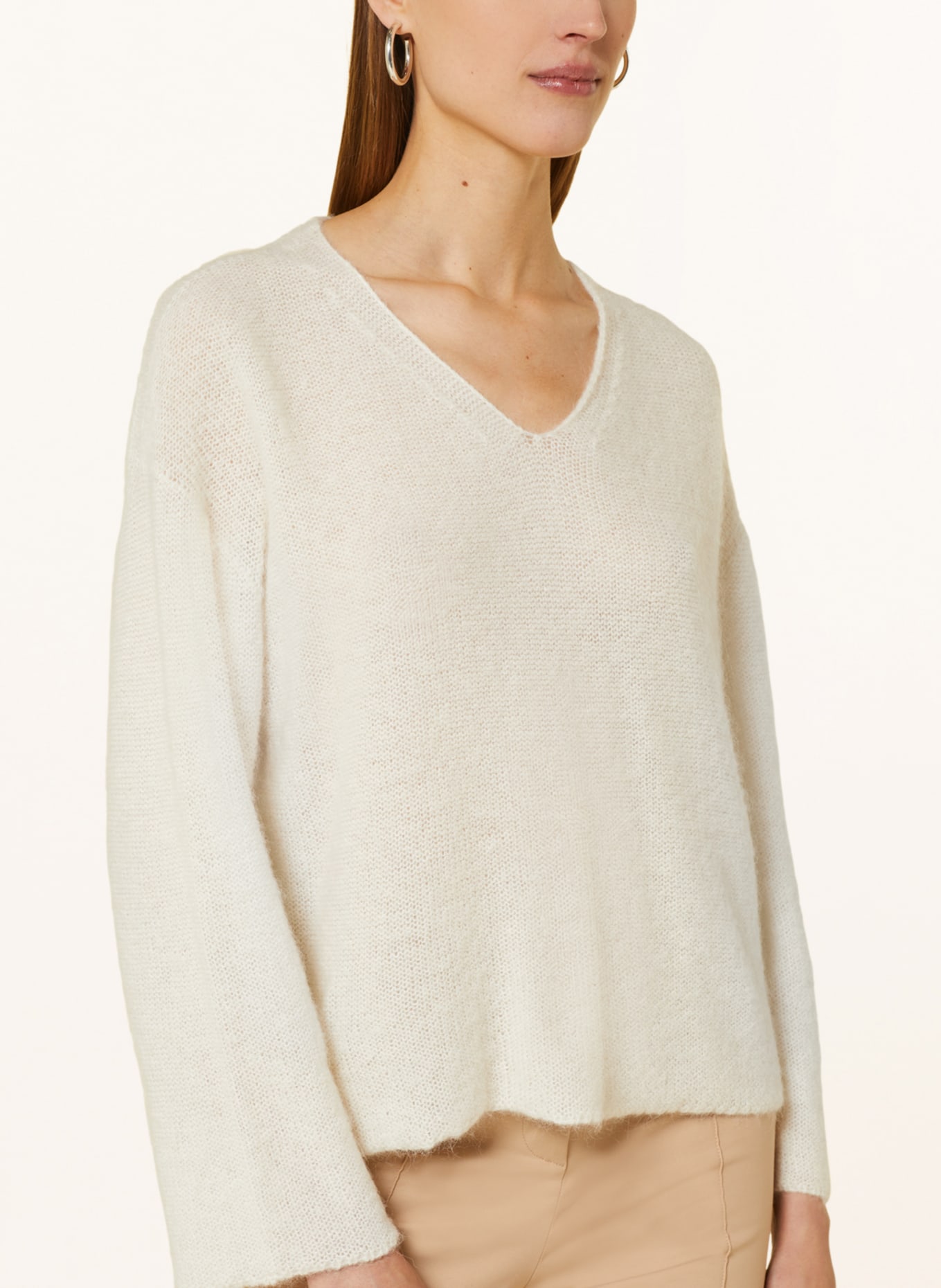 ANTONELLI firenze Sweater ALESSANDRIA with alpaca, Color: ECRU (Image 4)
