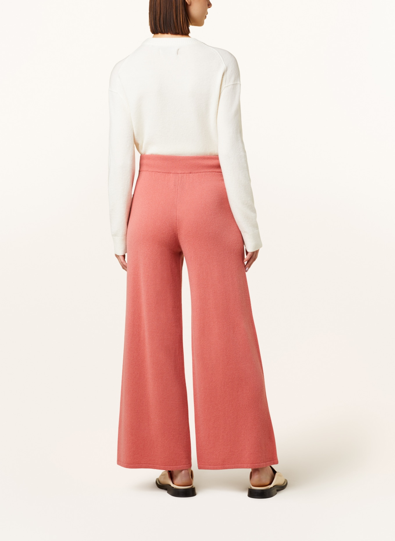 Delicatelove Knit trousers TOKYO made of cashmere, Color: LIGHT RED (Image 3)