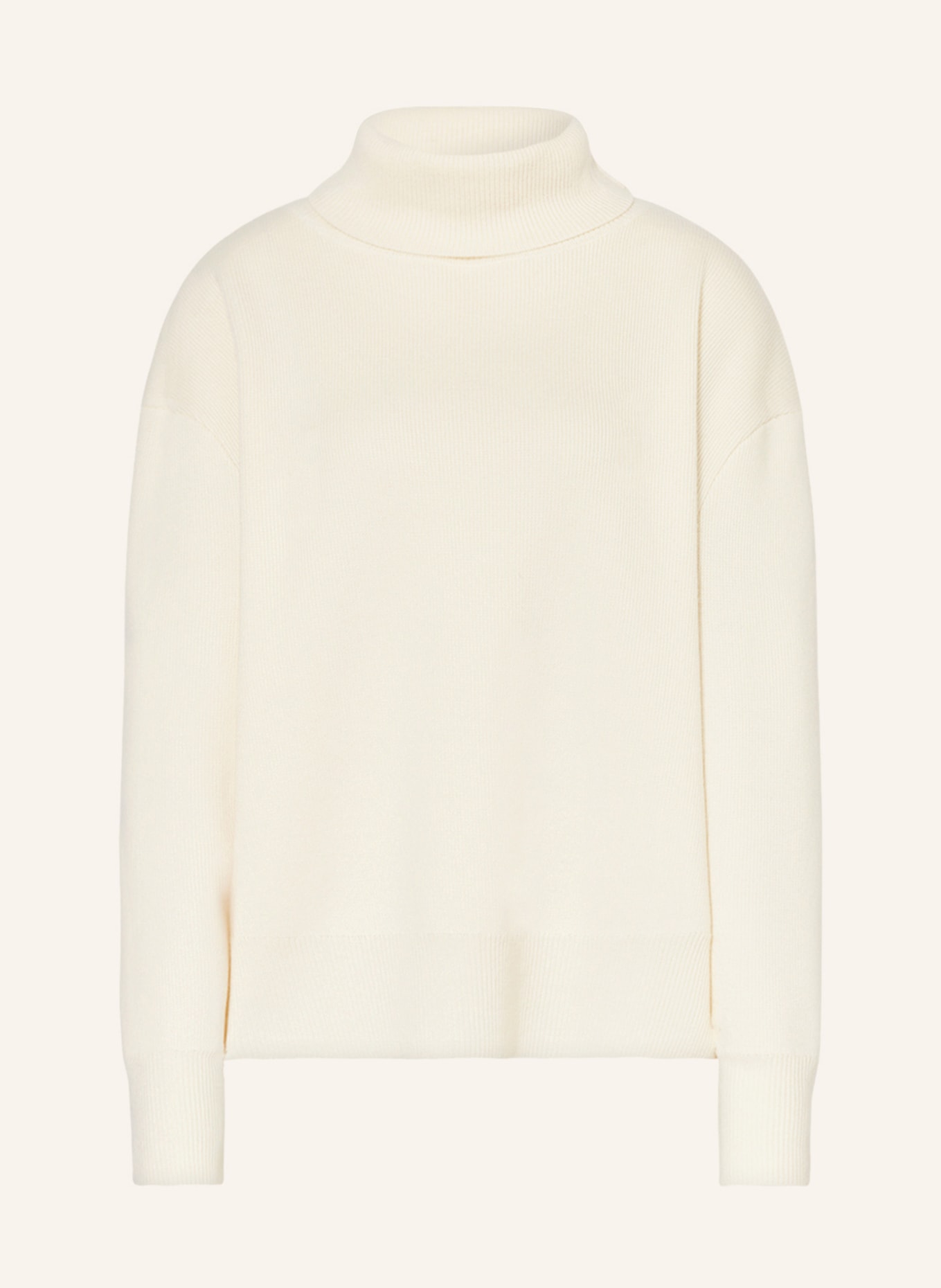 Delicatelove Oversized turtleneck sweater COPENHAGEN with cashmere, Color: ECRU (Image 1)