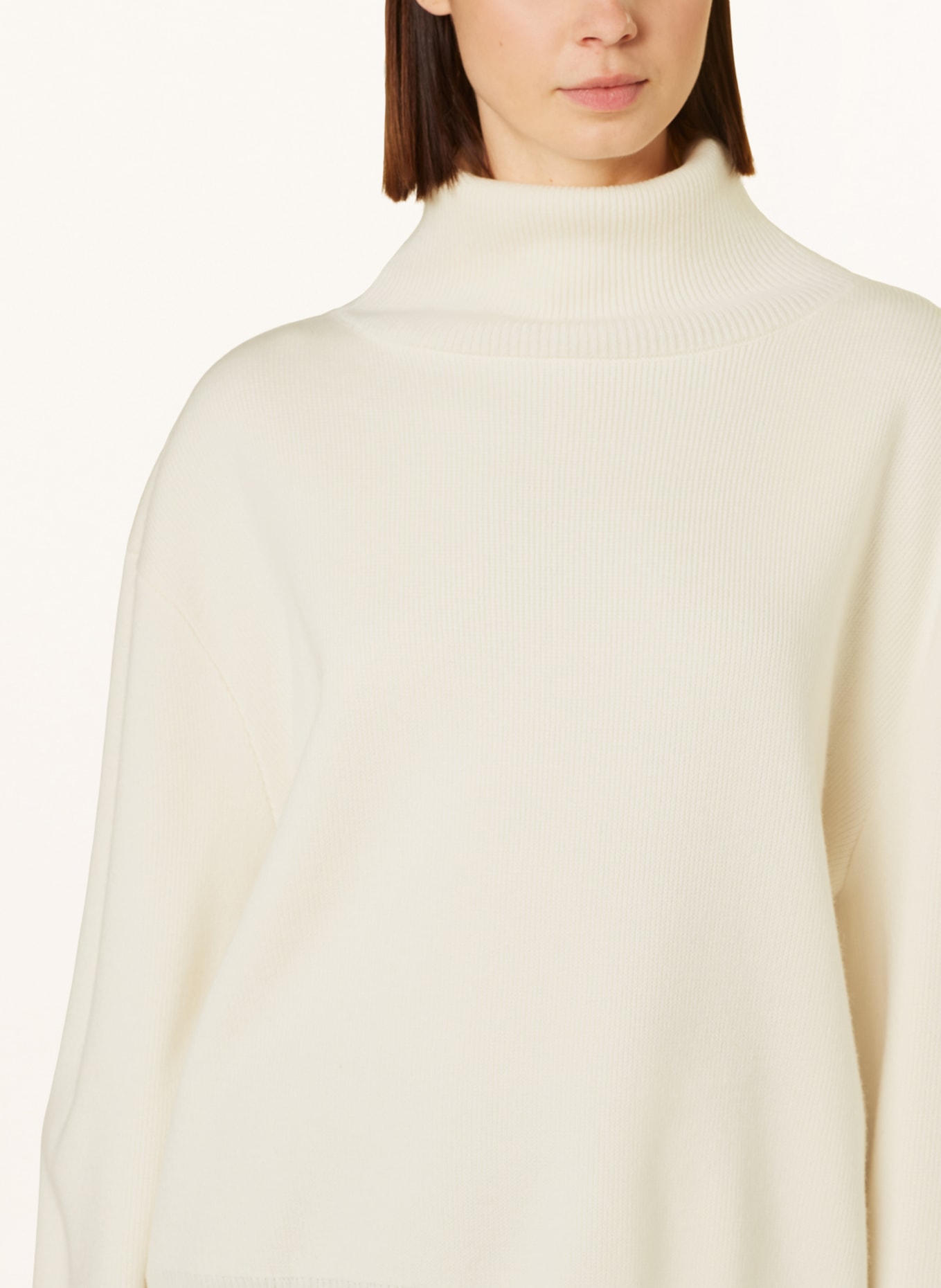 Delicatelove Oversized turtleneck sweater COPENHAGEN with cashmere, Color: ECRU (Image 4)