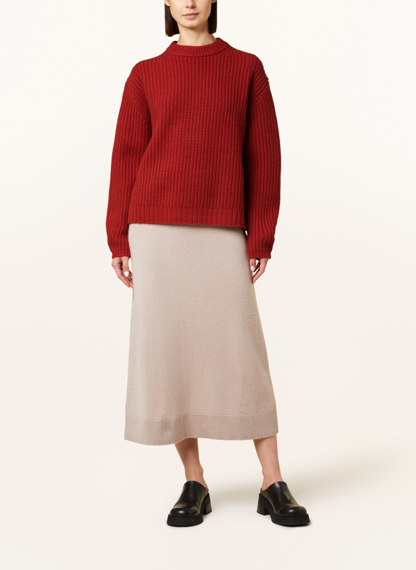 Delicatelove Sweater LISBON with cashmere, Color: DARK ORANGE (Image 2)