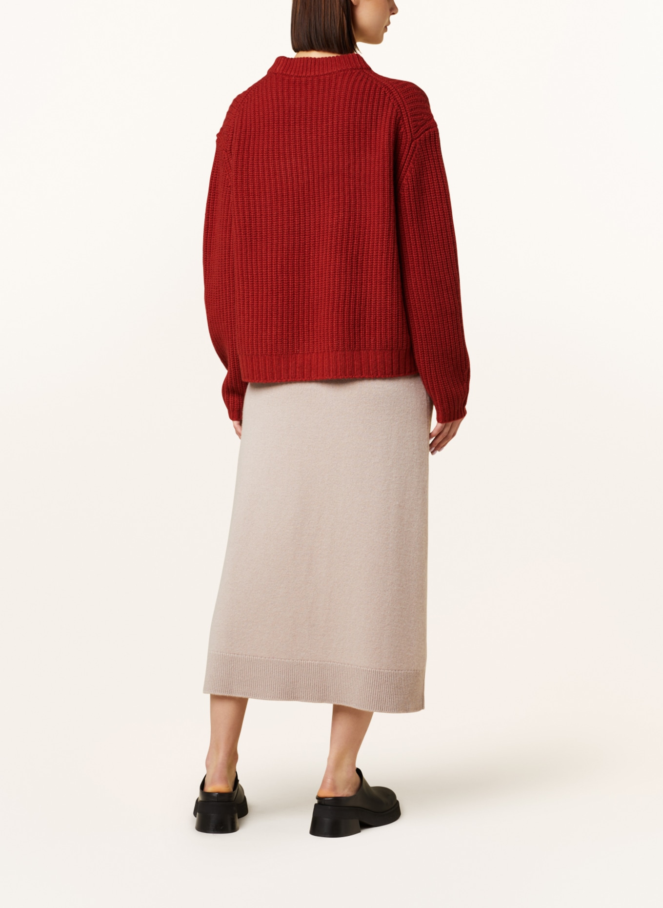 Delicatelove Sweater LISBON with cashmere, Color: DARK ORANGE (Image 3)