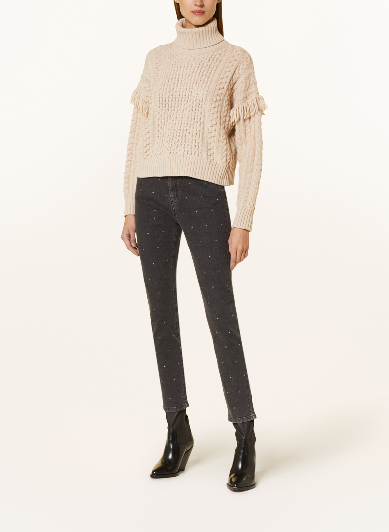 WEEKEND MaxMara Turtleneck sweater LODOLA, Color: BEIGE (Image 2)