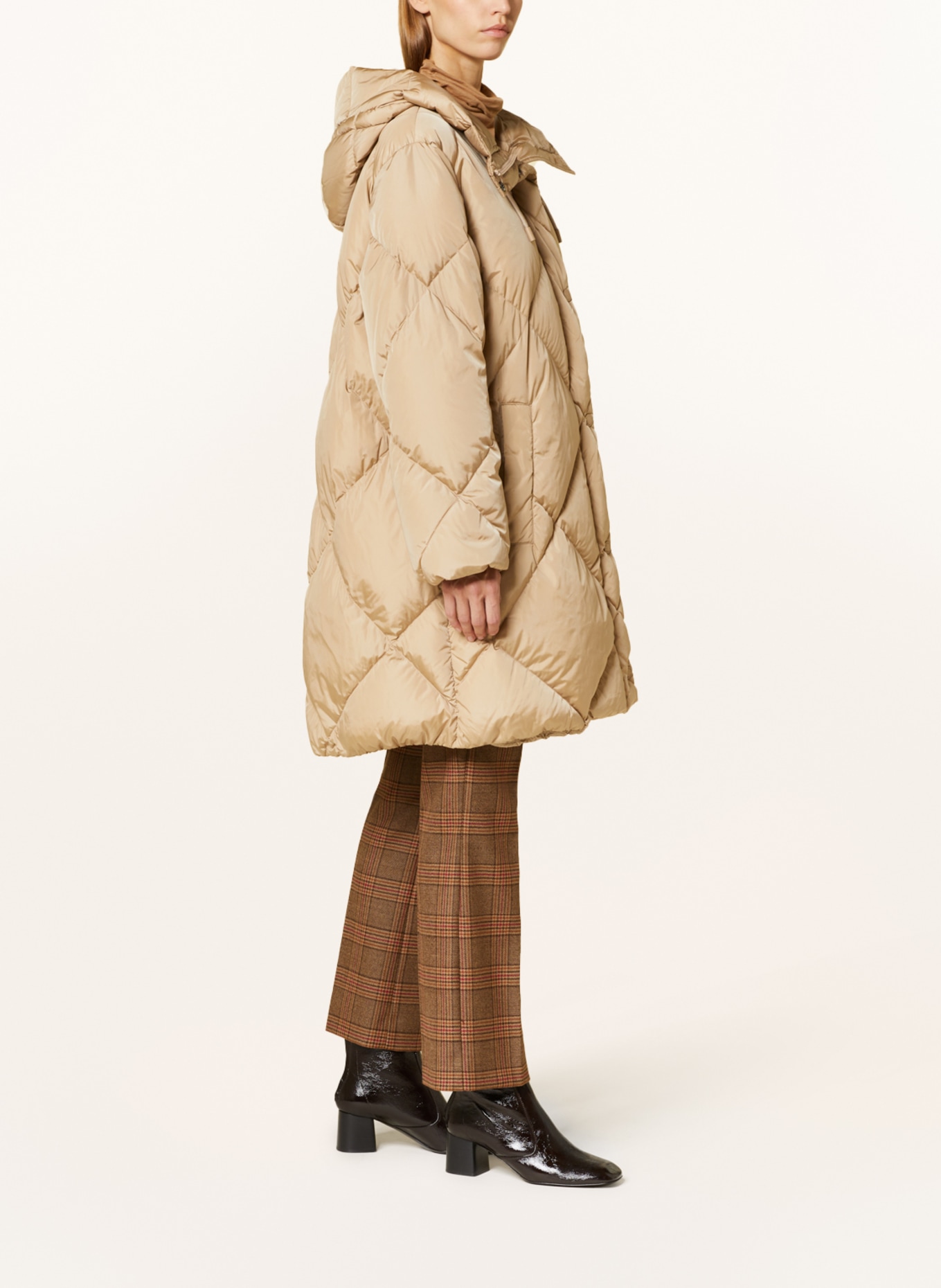 WEEKEND MaxMara Down coat CALERNO, Color: CAMEL (Image 4)