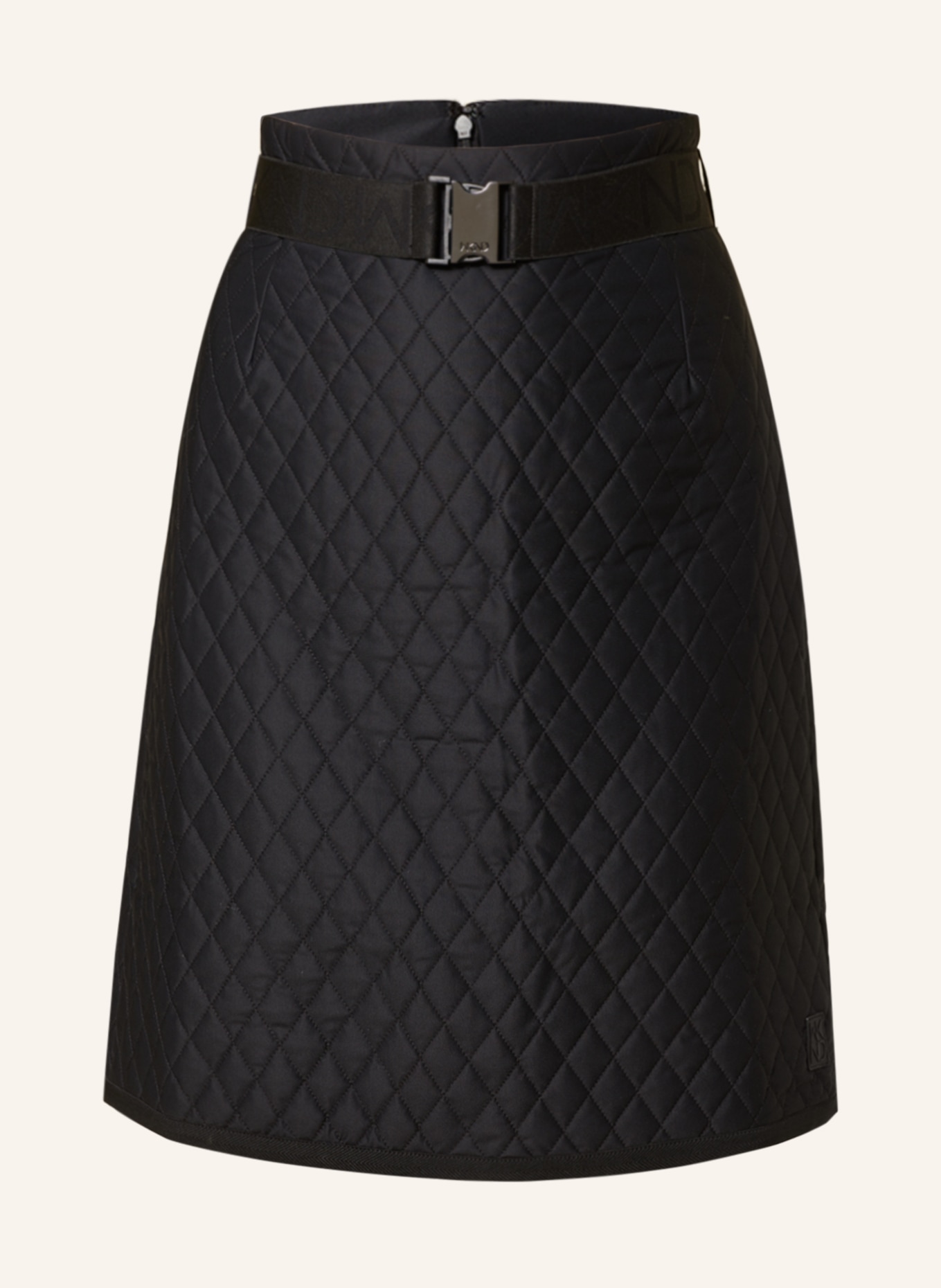 WEEKEND MaxMara Quilted skirt GIUGNO, Color: BLACK (Image 1)