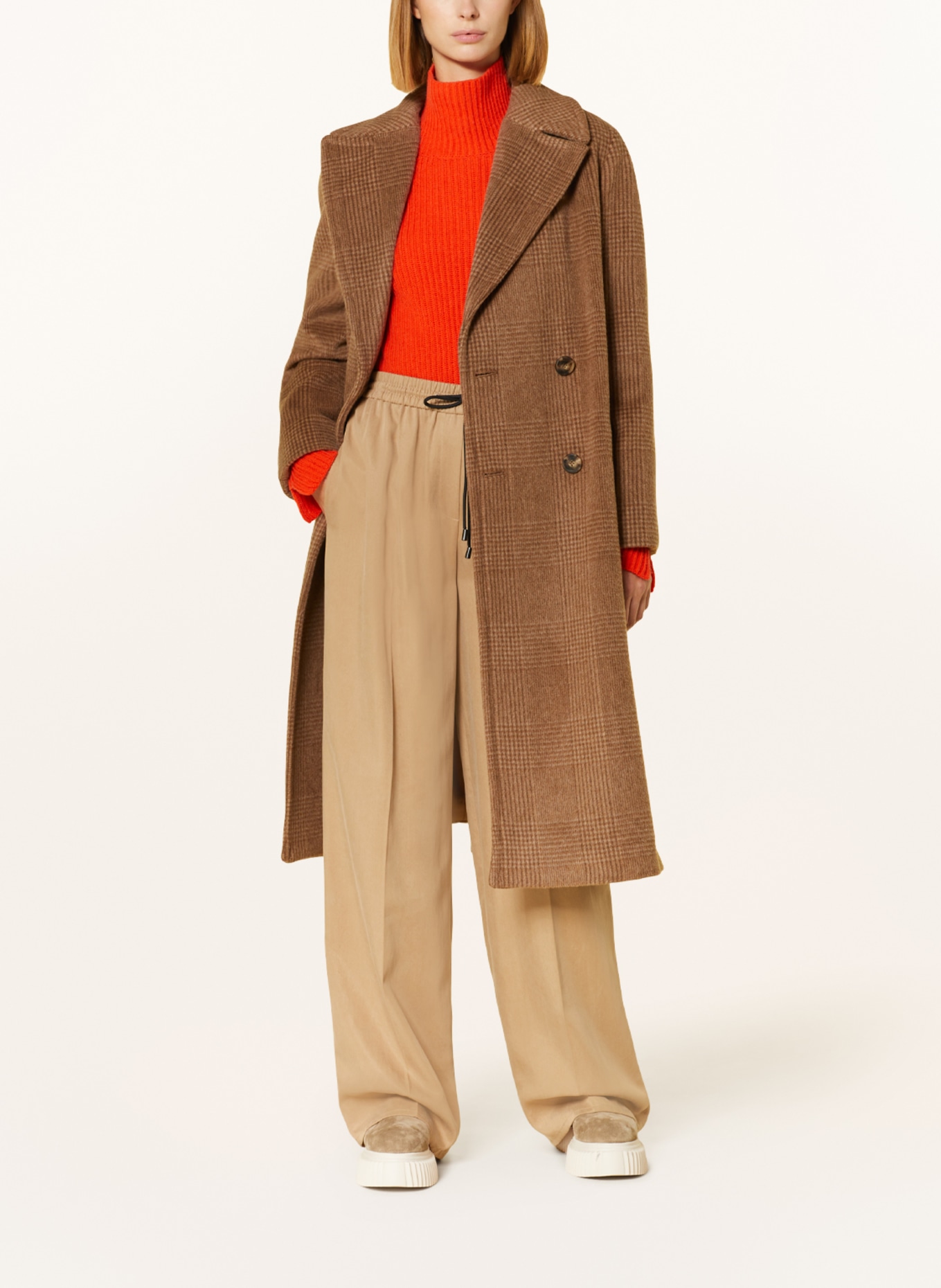 WEEKEND MaxMara Coat GARBO with mohair, Color: CAMEL (Image 2)