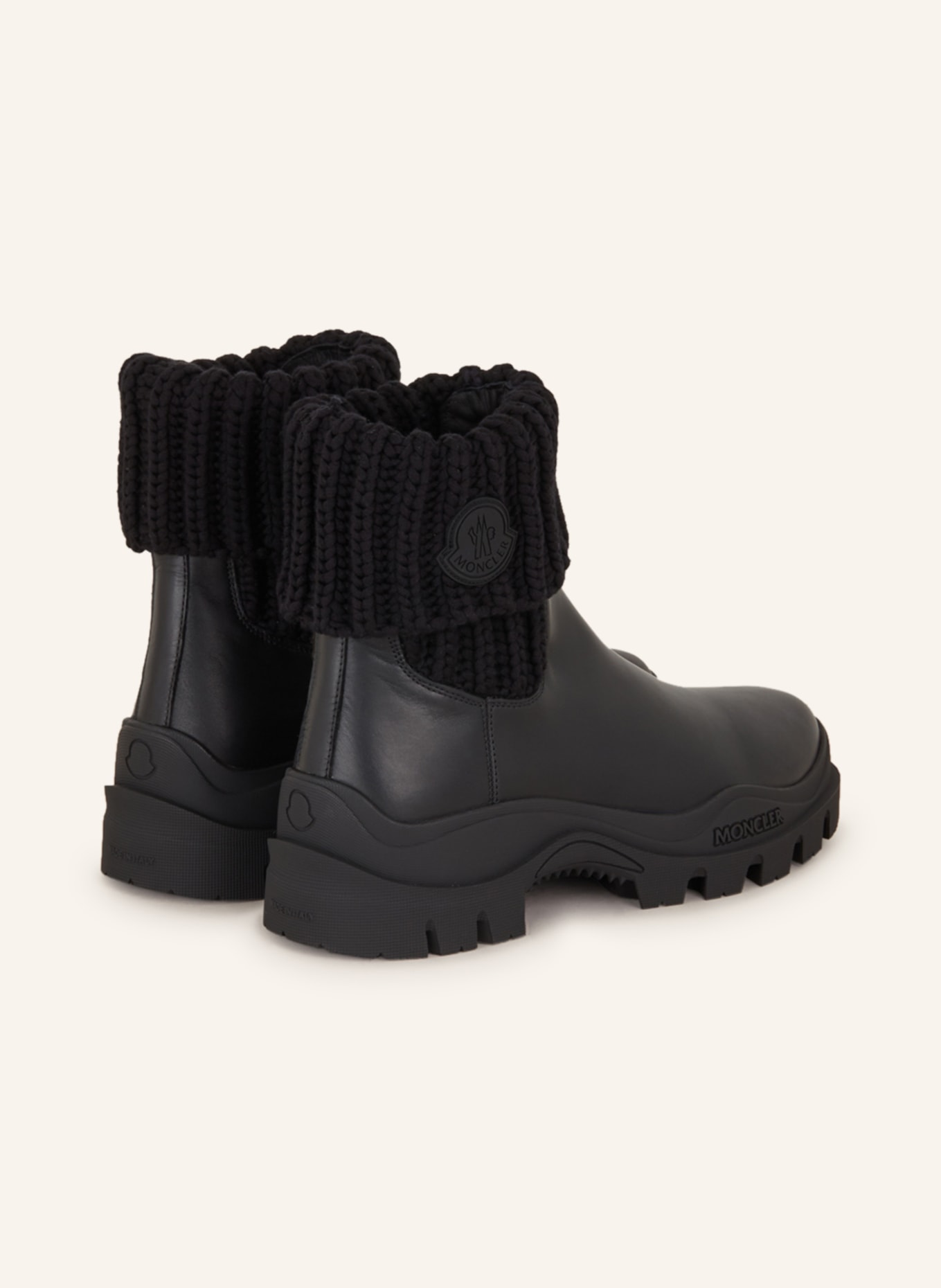 MONCLER Chelsea boots, Color: BLACK (Image 2)