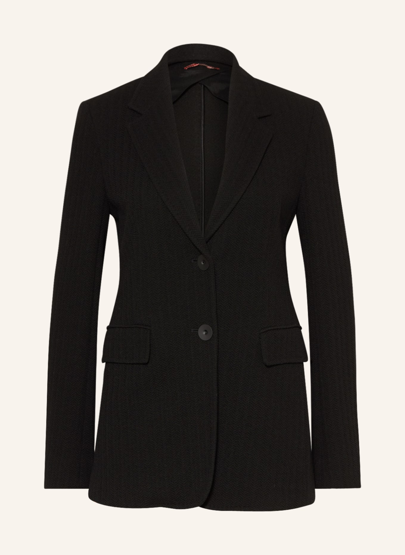 MaxMara STUDIO Jersey blazer REFOLO, Color: BLACK (Image 1)