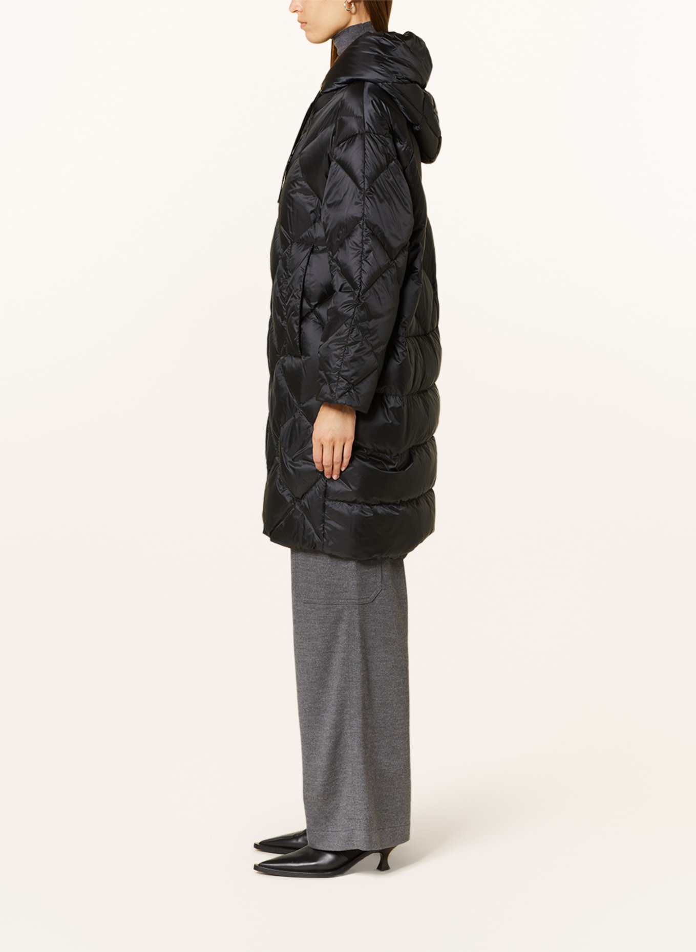Max Mara Down coat TREFE, Color: BLACK (Image 4)