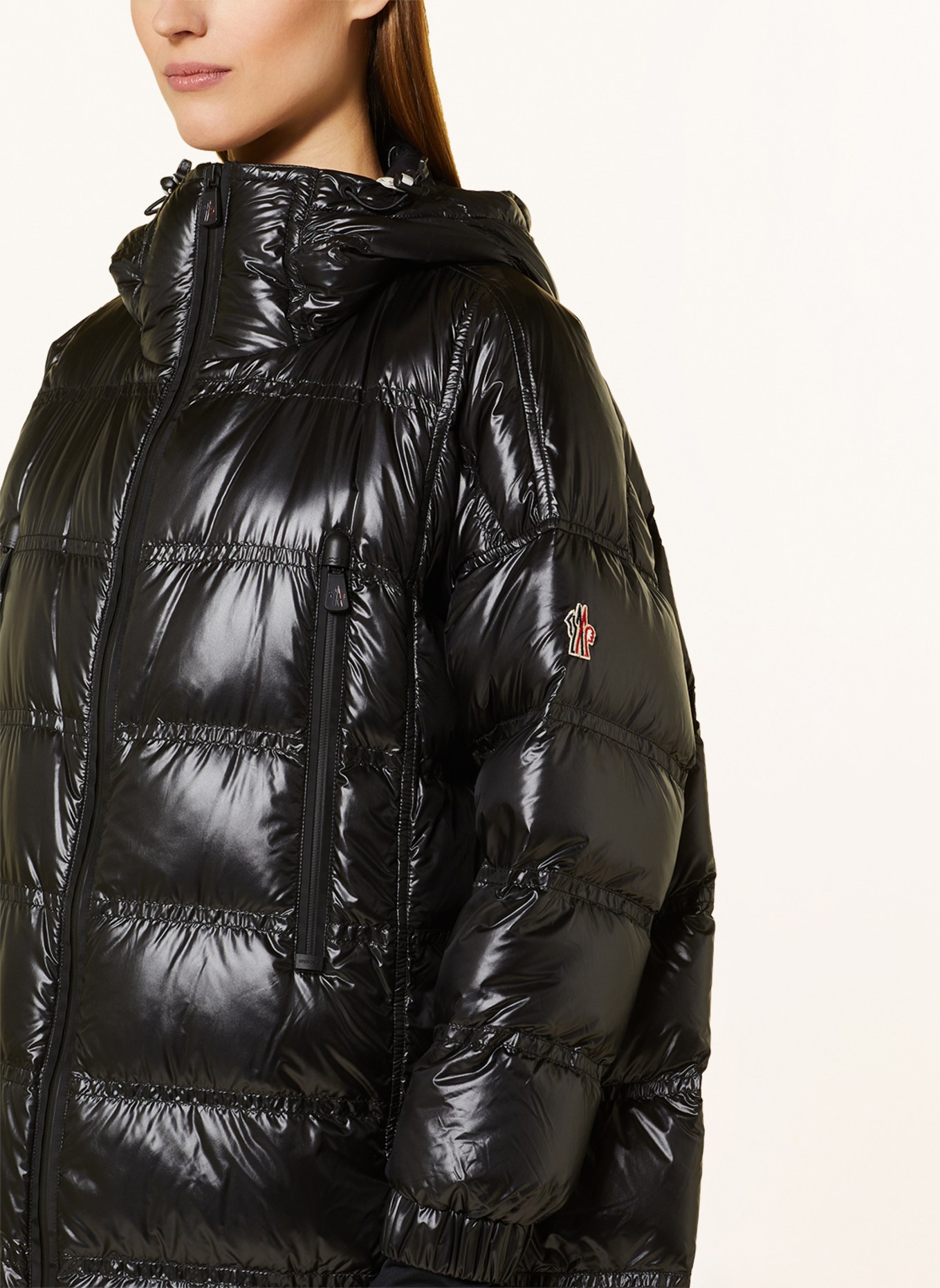 MONCLER GRENOBLE Oversized down coat ROCHELAIR, Color: BLACK (Image 5)