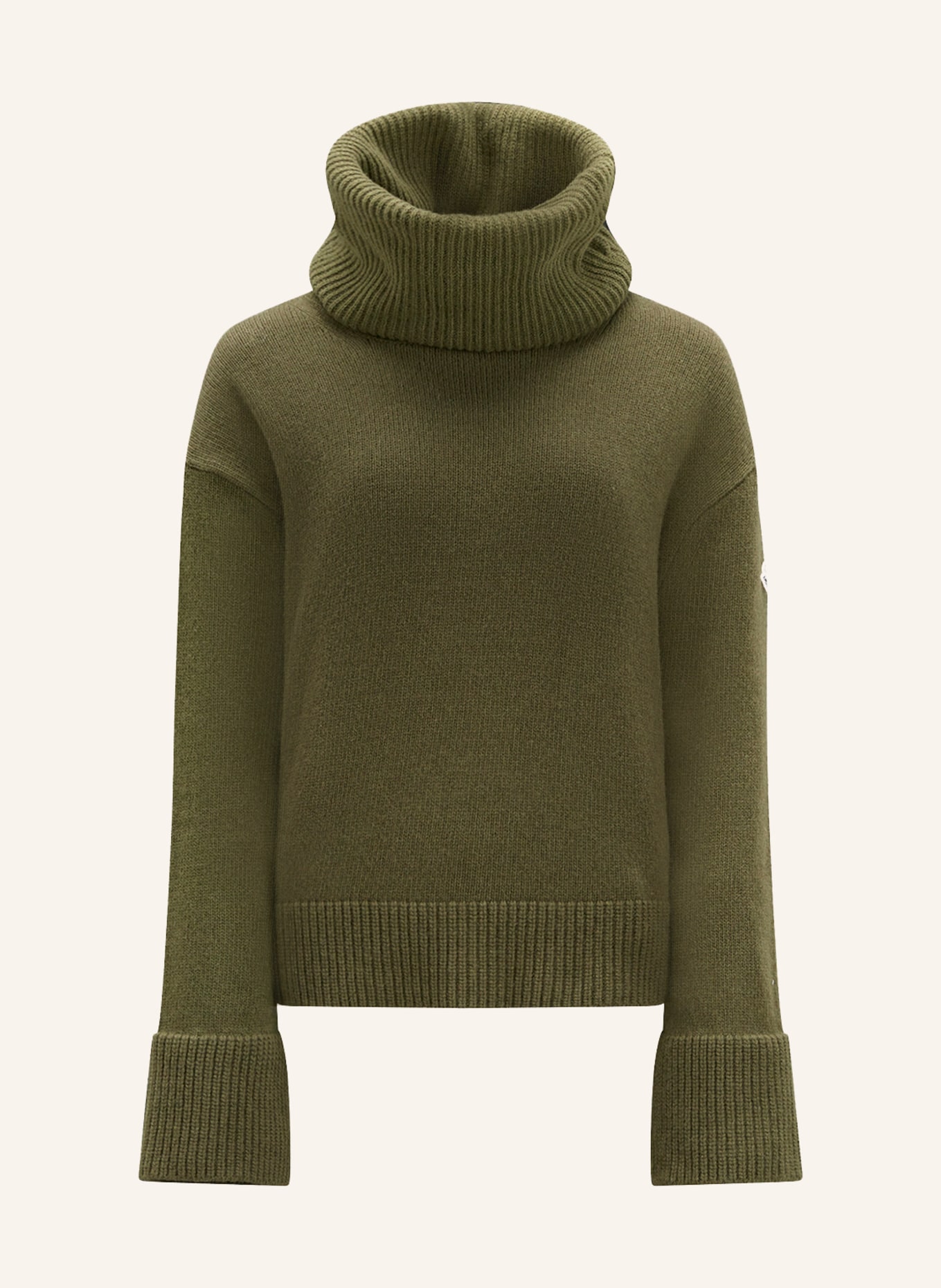 MONCLER Turtleneck sweater, Color: DARK GREEN (Image 1)